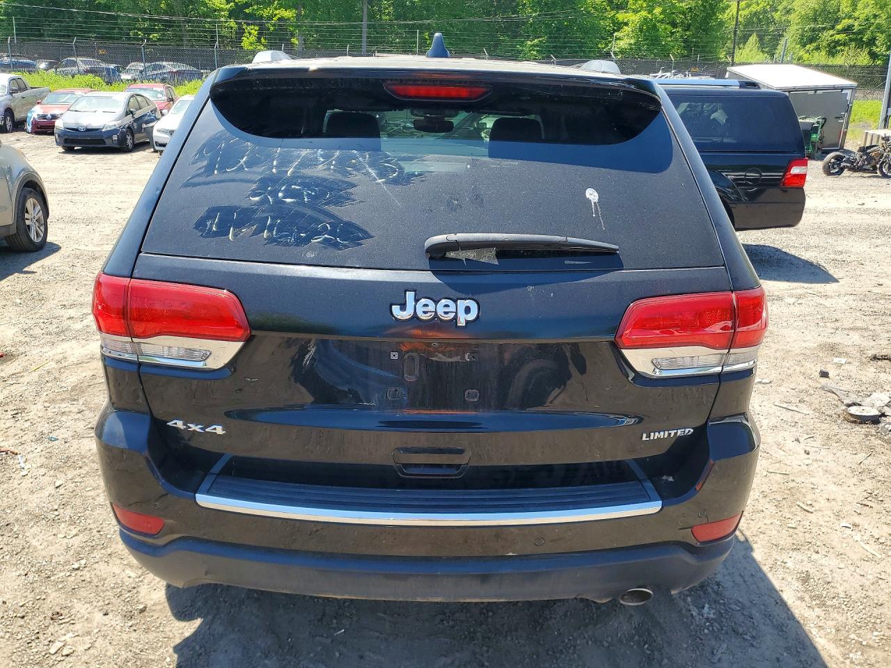 2019 Jeep Grand Cherokee Limited Black vin: 1C4RJFBG2KC552974