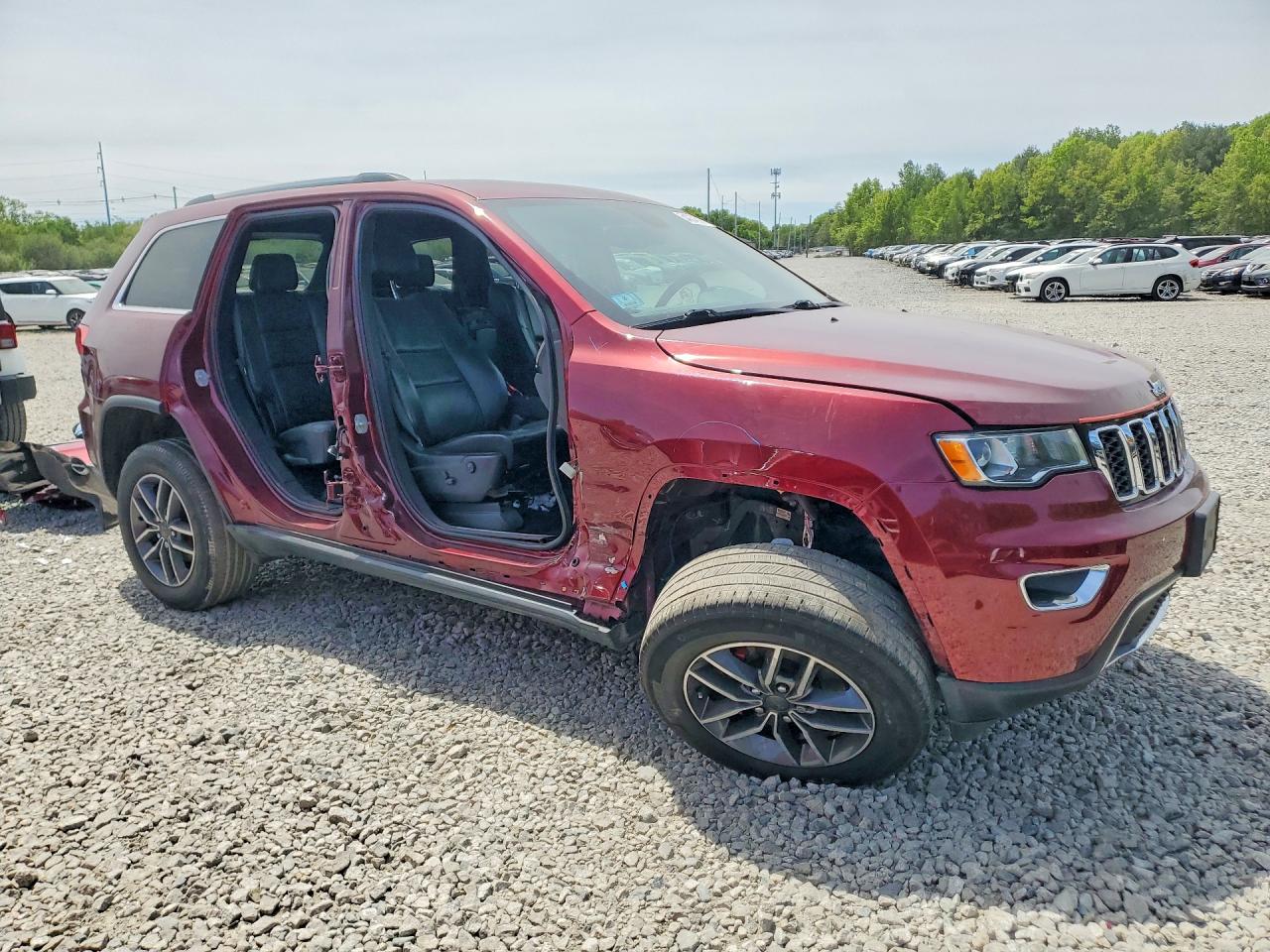 2019 Jeep Grand Cherokee Limited Burgundy vin: 1C4RJFBG2KC751250