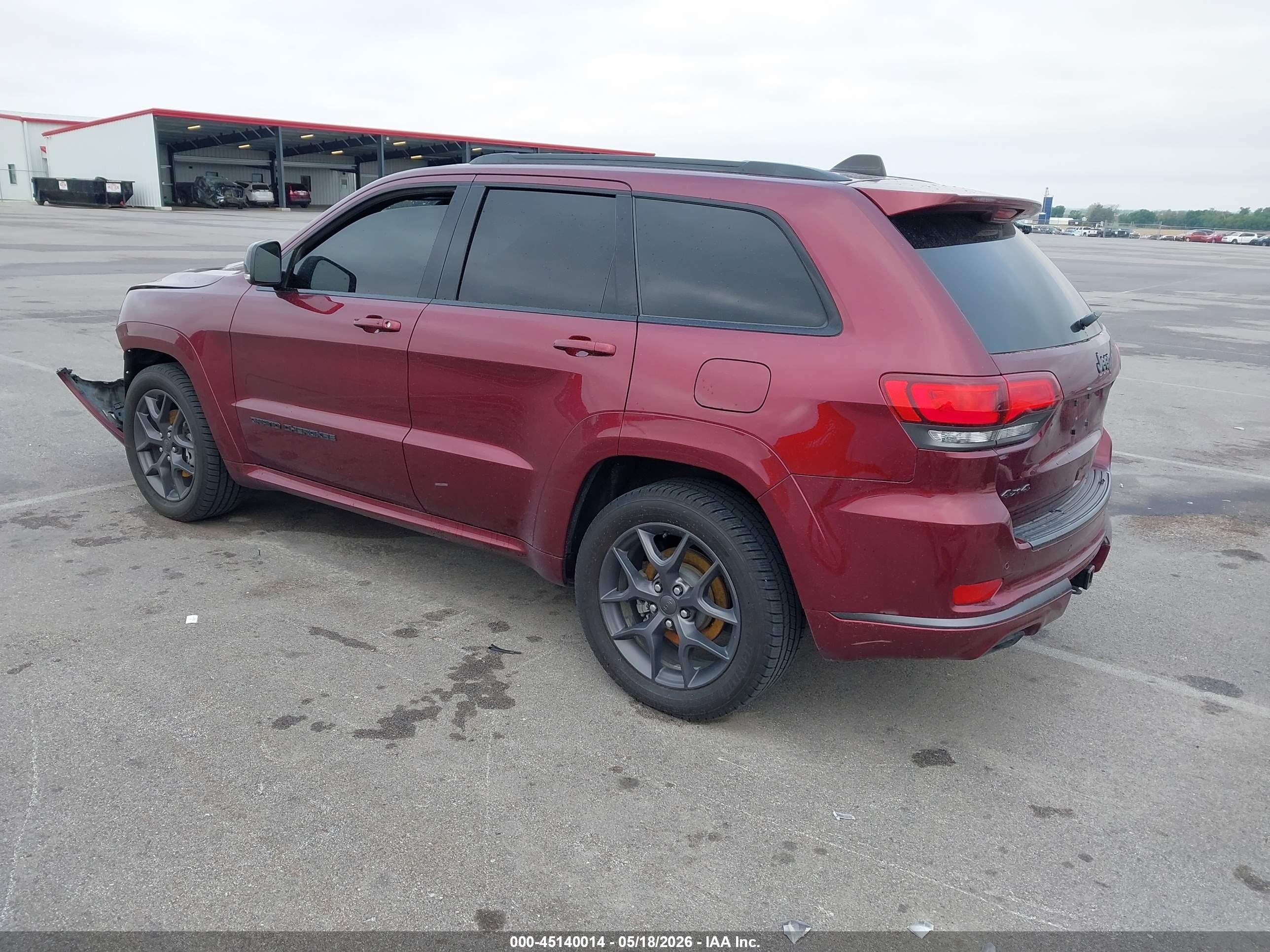 2020 Jeep Grand Cherokee Limited X 4x4 Red vin: 1C4RJFBG2LC133136