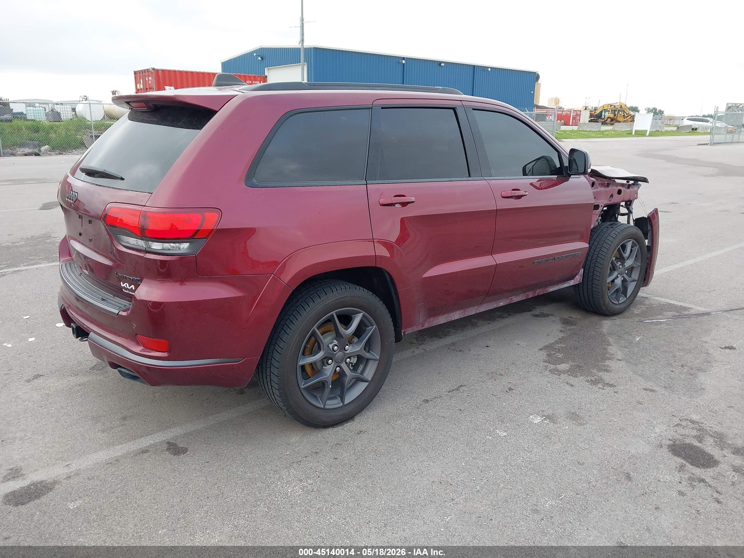 2020 Jeep Grand Cherokee Limited X 4x4 Red vin: 1C4RJFBG2LC133136