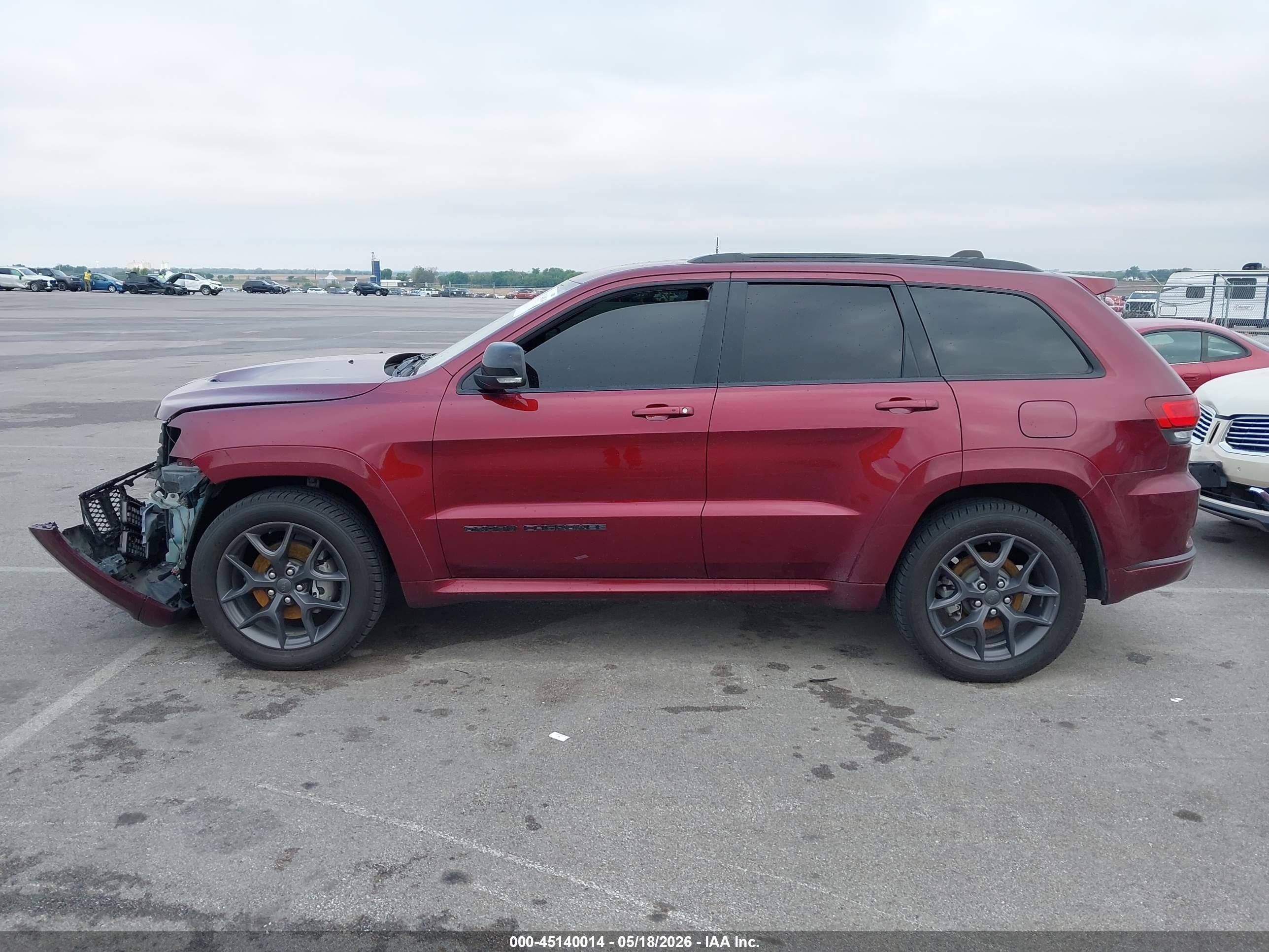 2020 Jeep Grand Cherokee Limited X 4x4 Red vin: 1C4RJFBG2LC133136