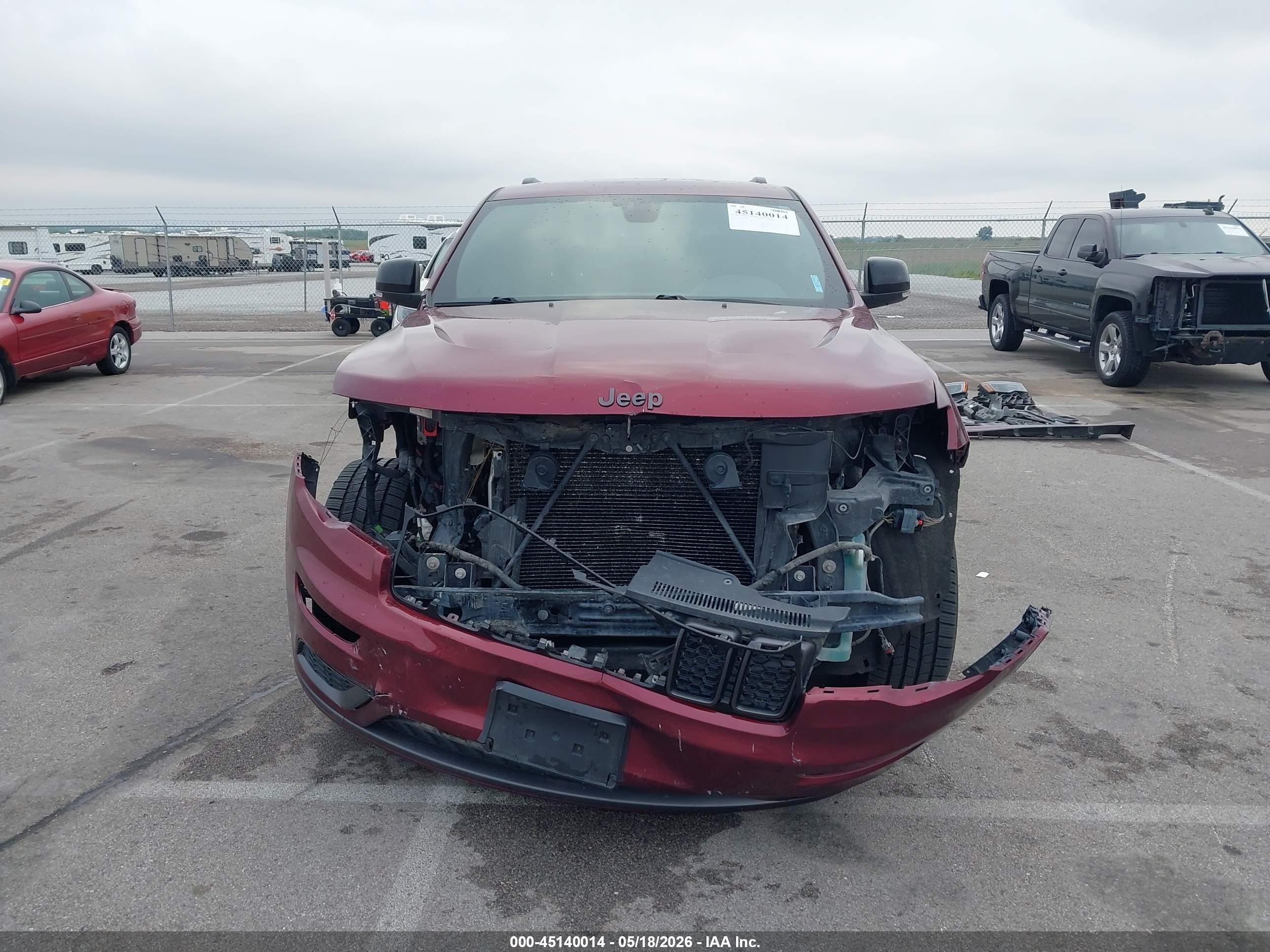 2020 Jeep Grand Cherokee Limited X 4x4 Red vin: 1C4RJFBG2LC133136