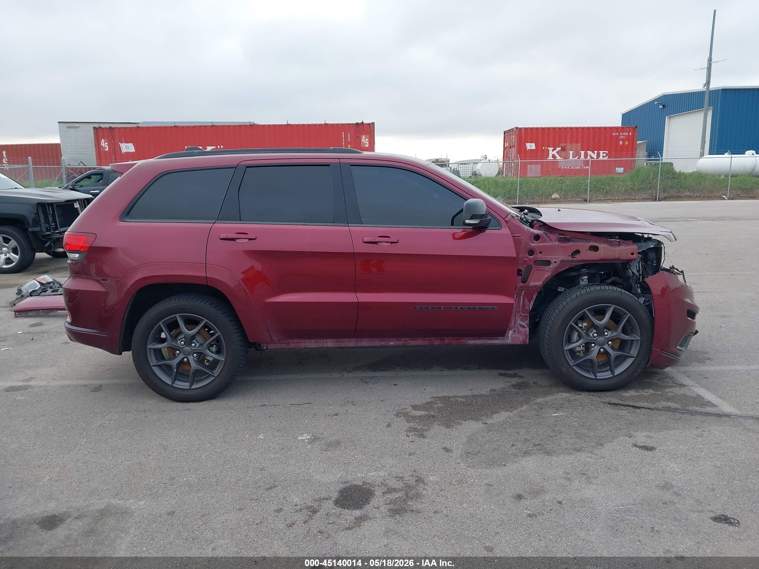 2020 Jeep Grand Cherokee Limited X 4x4 Red vin: 1C4RJFBG2LC133136