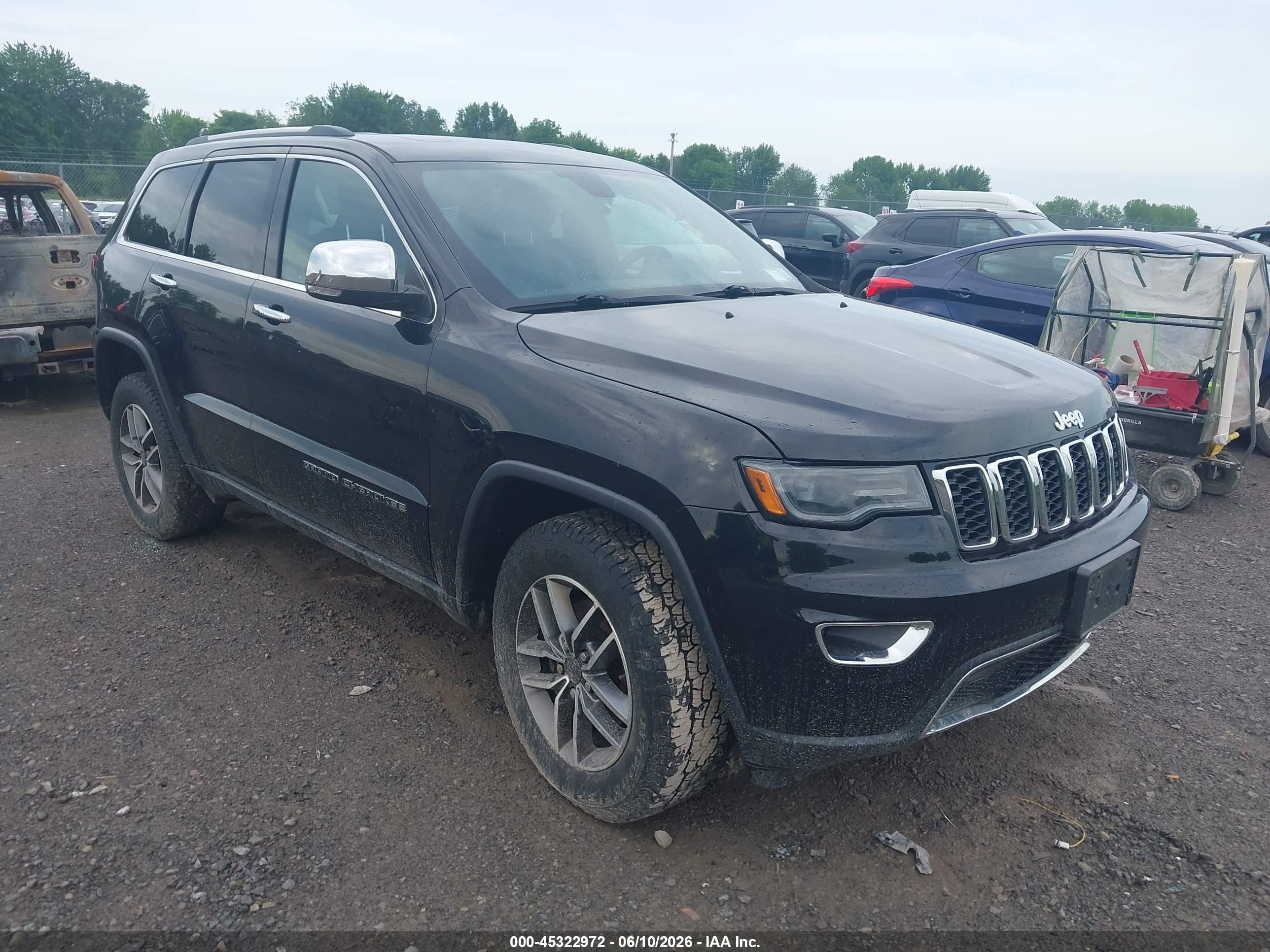 2020 Jeep Grand Cherokee Limited 4x4 Black vin: 1C4RJFBG2LC444114