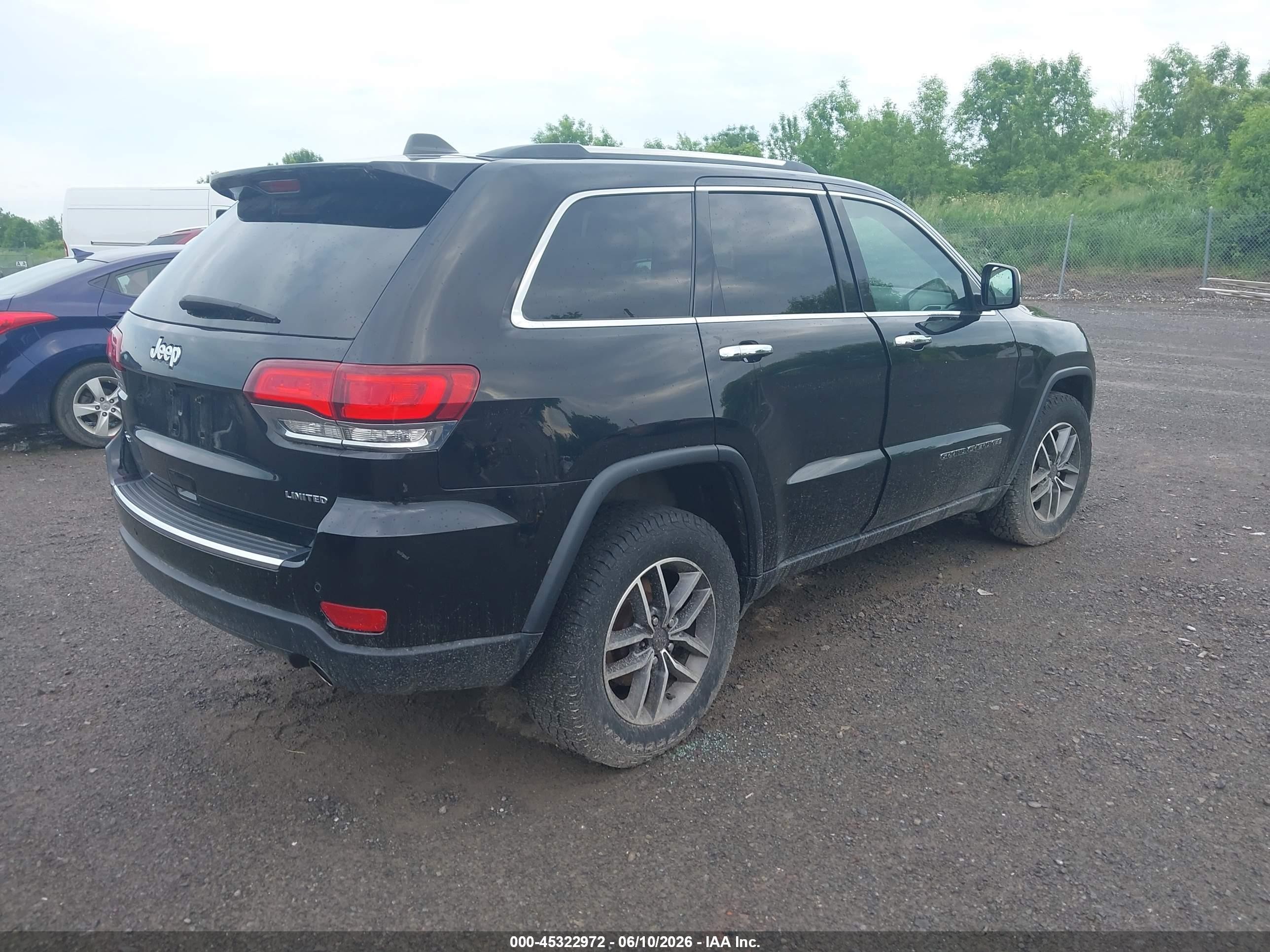 2020 Jeep Grand Cherokee Limited 4x4 Черный vin: 1C4RJFBG2LC444114