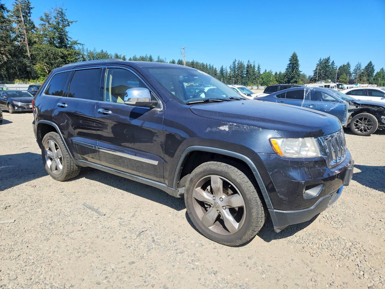 2013 Jeep Grand Cherokee Limited Gray vin: 1C4RJFBG3DC543753