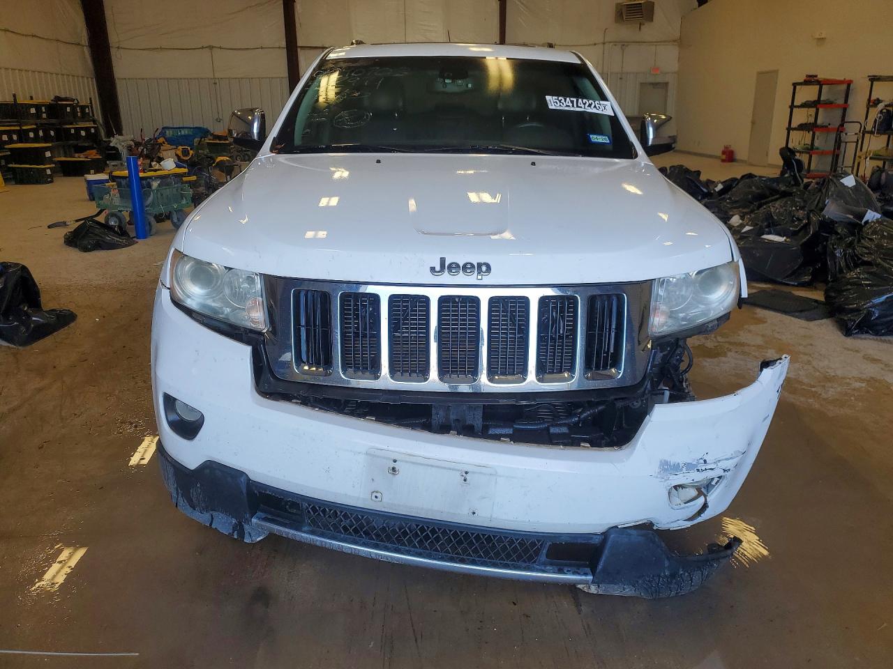2013 Jeep Grand Cherokee Limited White vin: 1C4RJFBG3DC552971