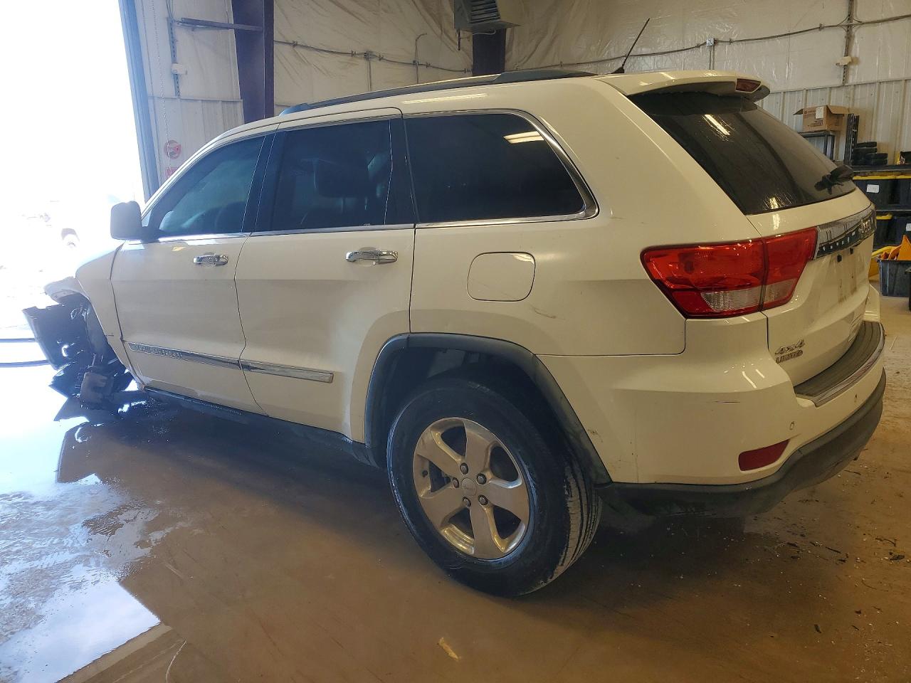 2013 Jeep Grand Cherokee Limited White vin: 1C4RJFBG3DC552971