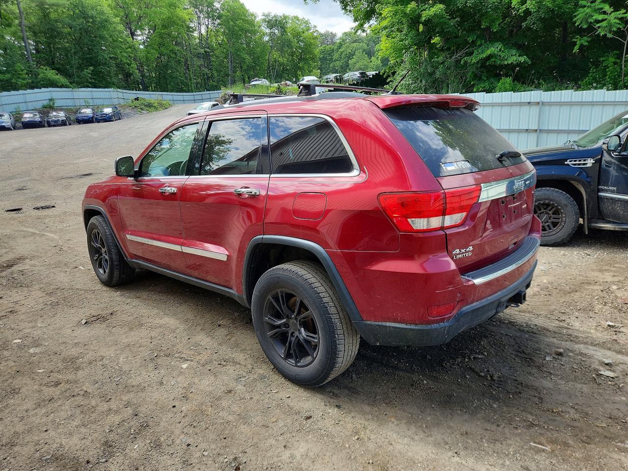 2013 Jeep Grand Cherokee Limited Красный vin: 1C4RJFBG3DC636403
