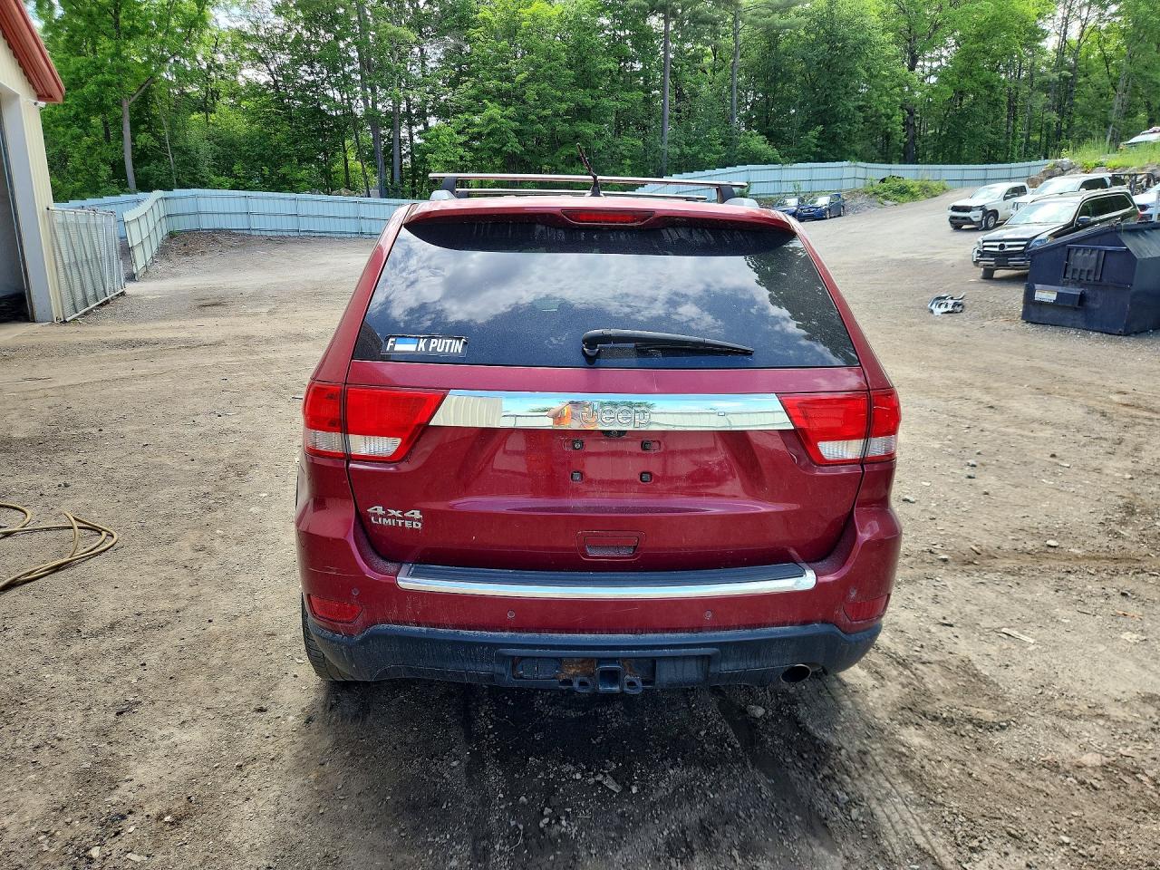 2013 Jeep Grand Cherokee Limited Красный vin: 1C4RJFBG3DC636403