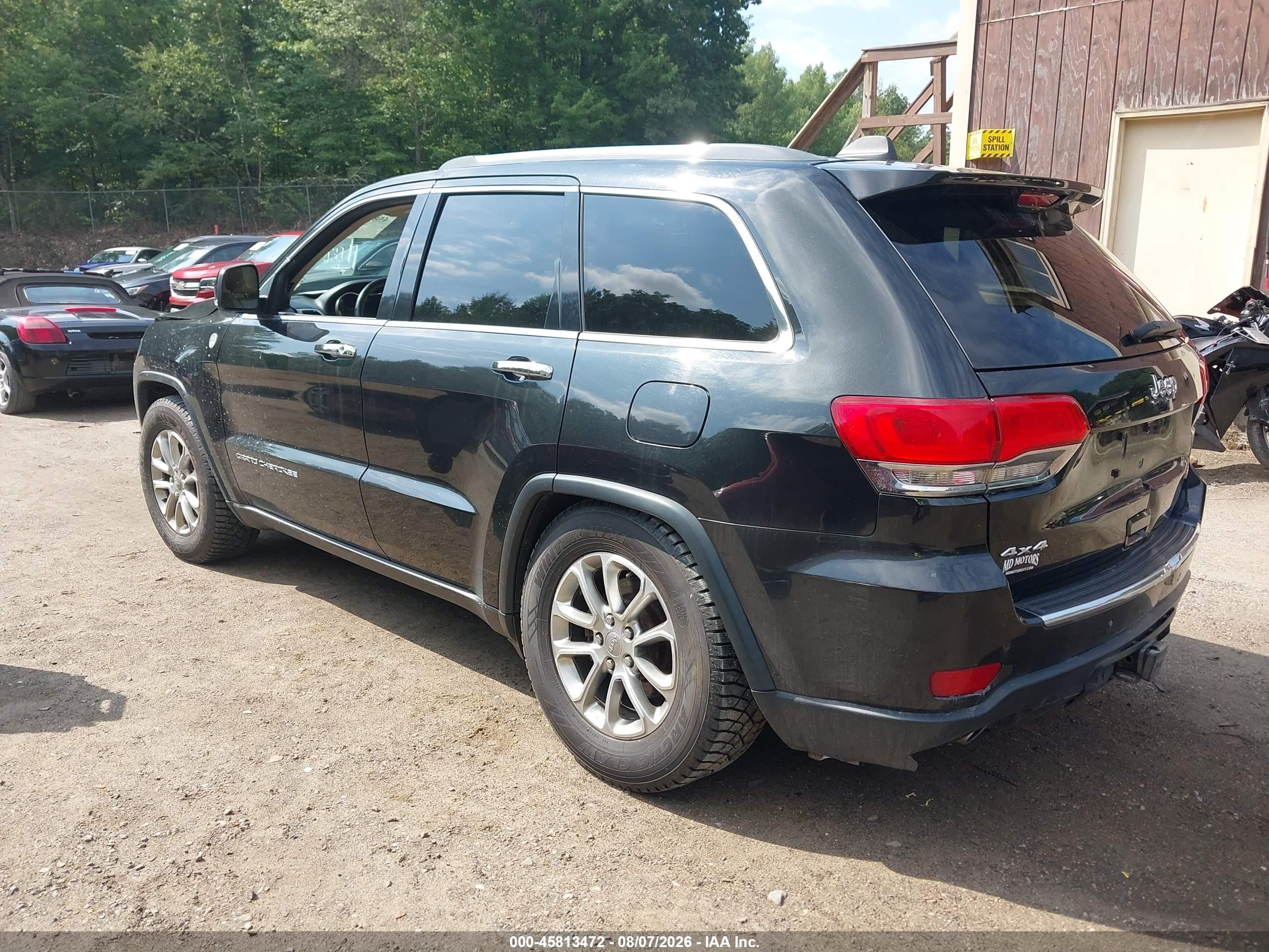 2014 Jeep Grand Cherokee Limited Black vin: 1C4RJFBG3EC103369
