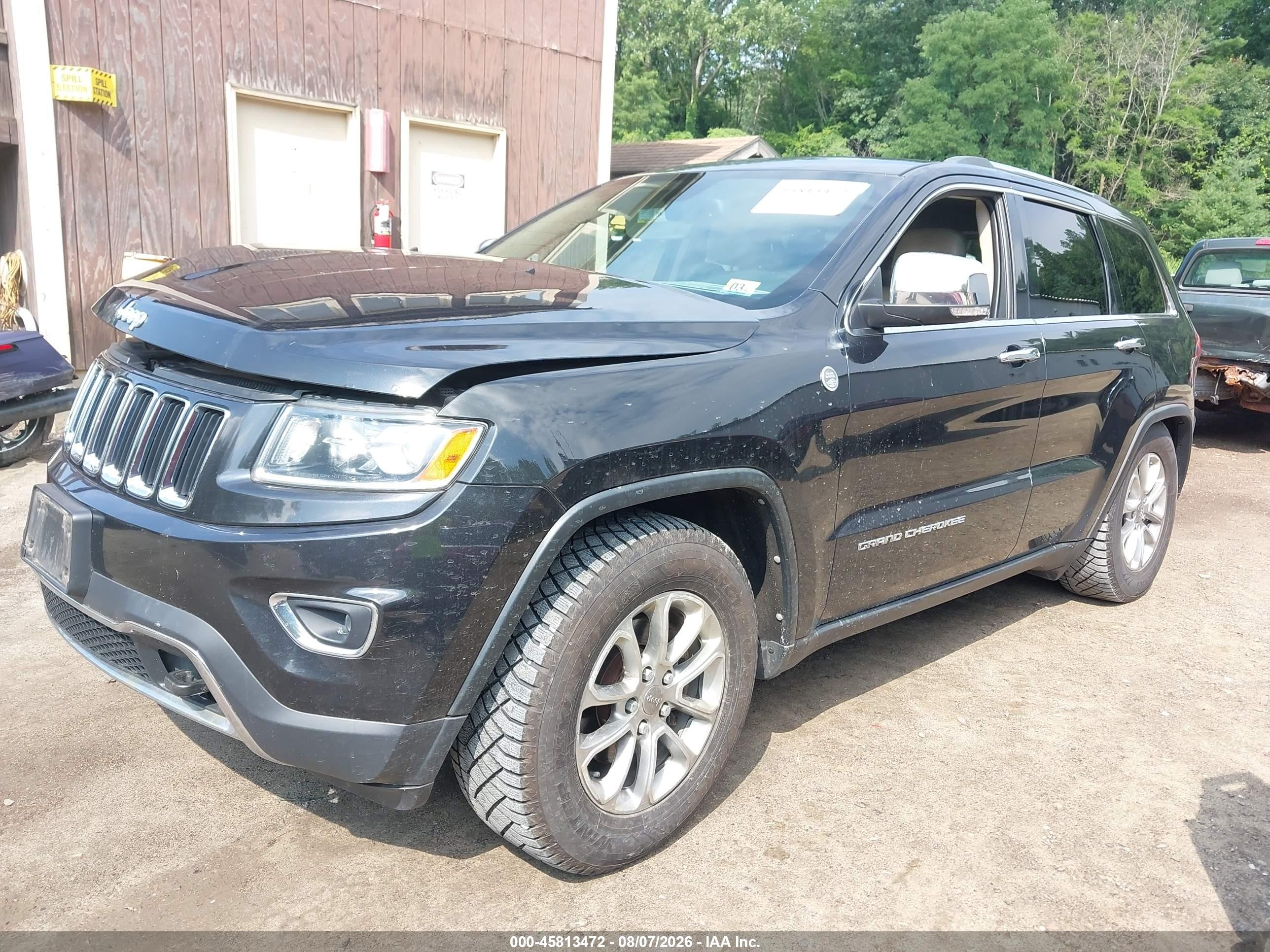 2014 Jeep Grand Cherokee Limited Black vin: 1C4RJFBG3EC103369