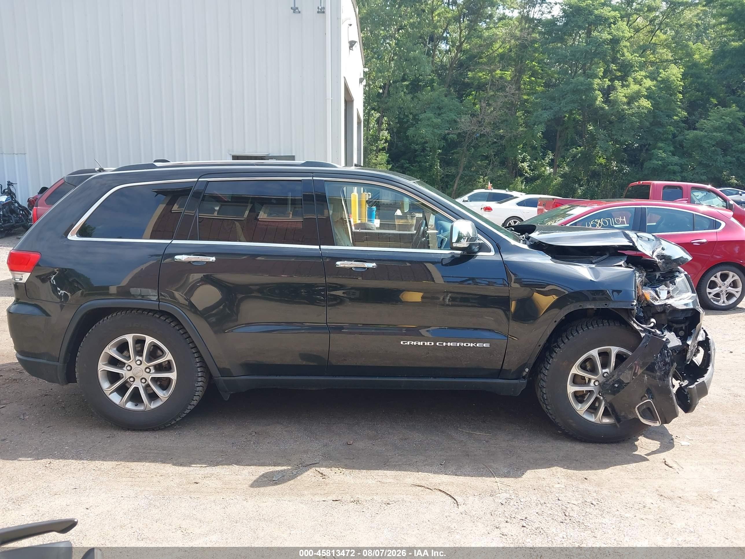 2014 Jeep Grand Cherokee Limited Black vin: 1C4RJFBG3EC103369