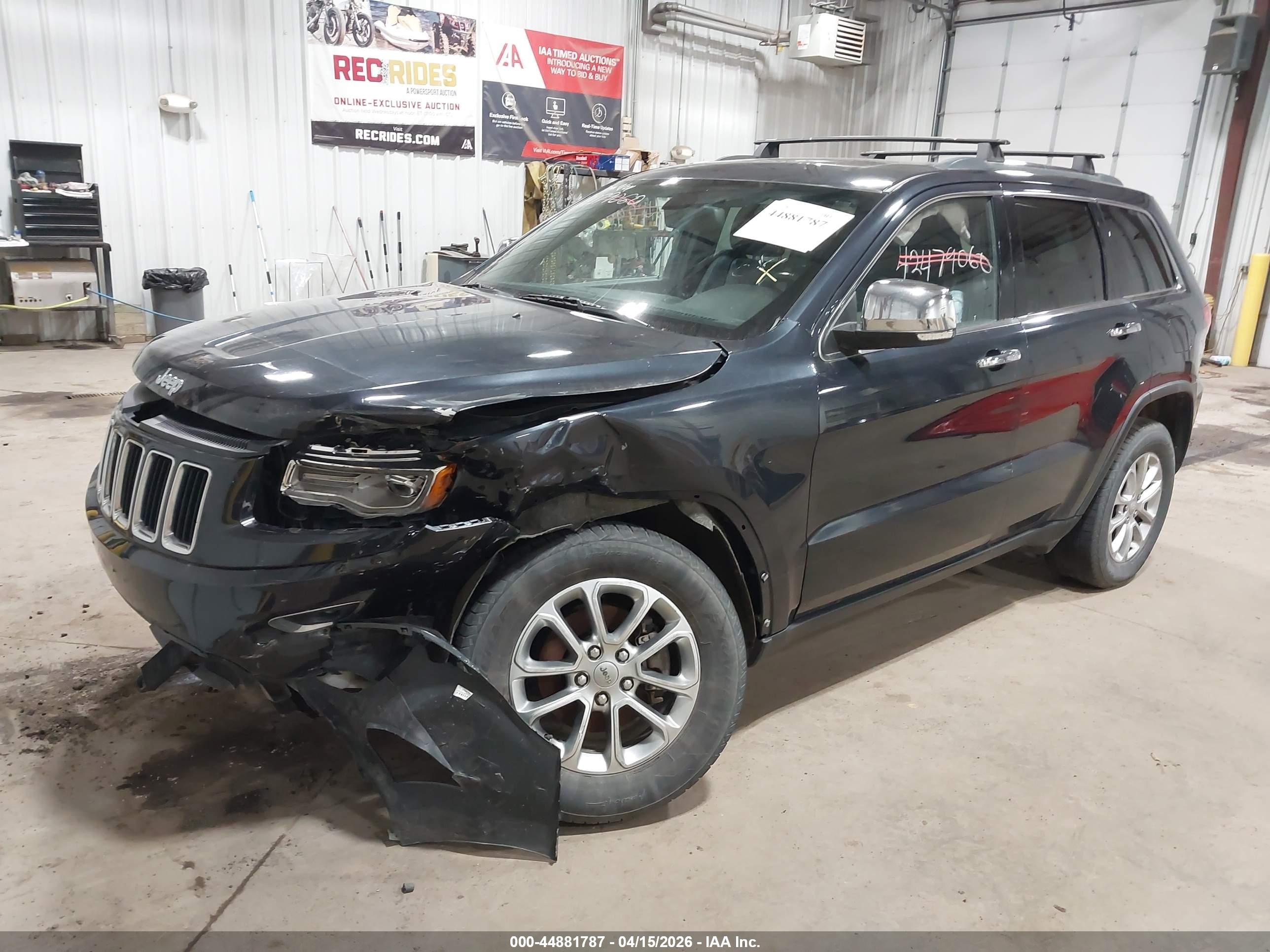 2014 Jeep Grand Cherokee Limited Dark Blue vin: 1C4RJFBG3EC146058