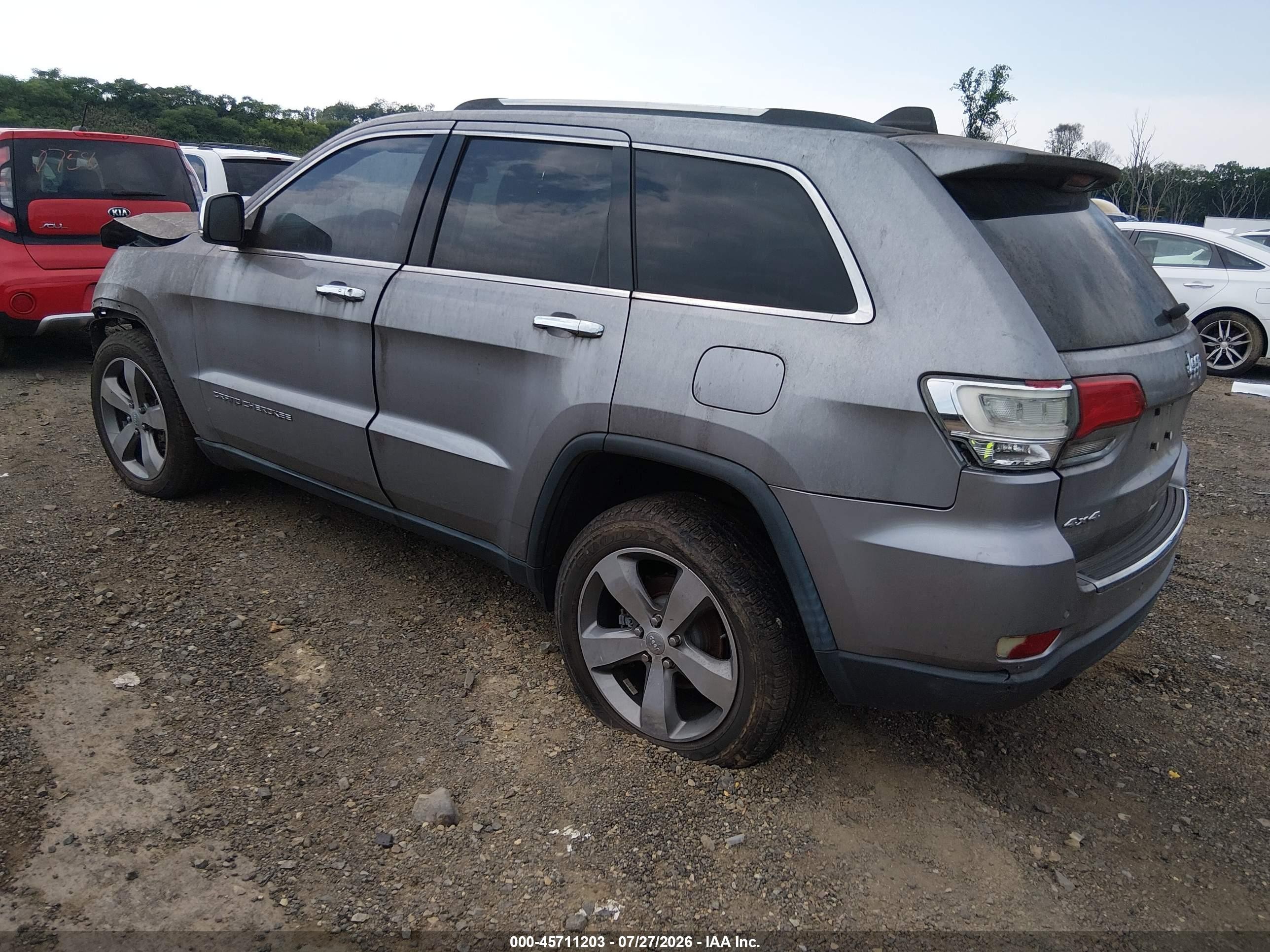 2014 Jeep Grand Cherokee Limited Silver vin: 1C4RJFBG3EC150787