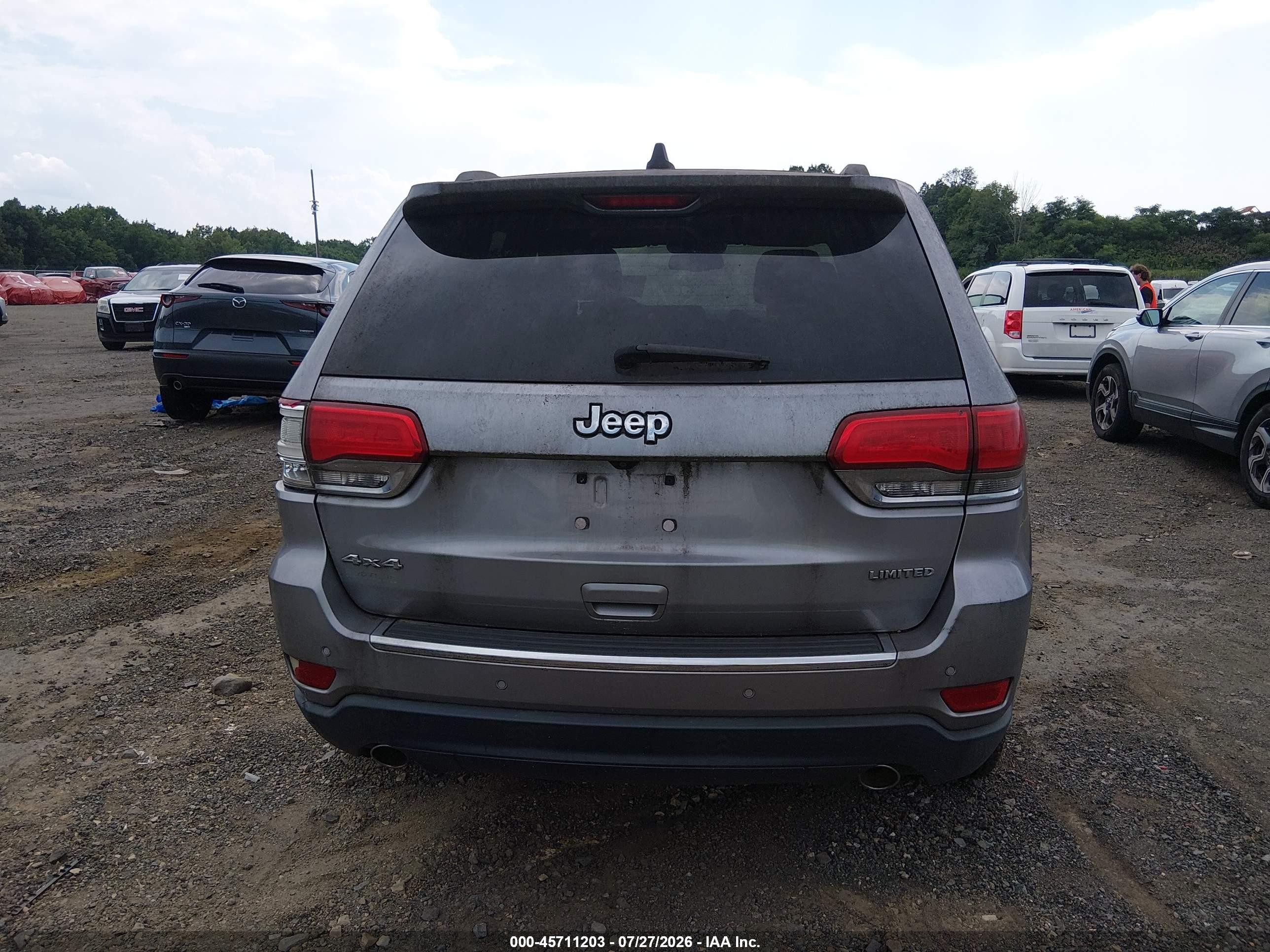 2014 Jeep Grand Cherokee Limited Silver vin: 1C4RJFBG3EC150787