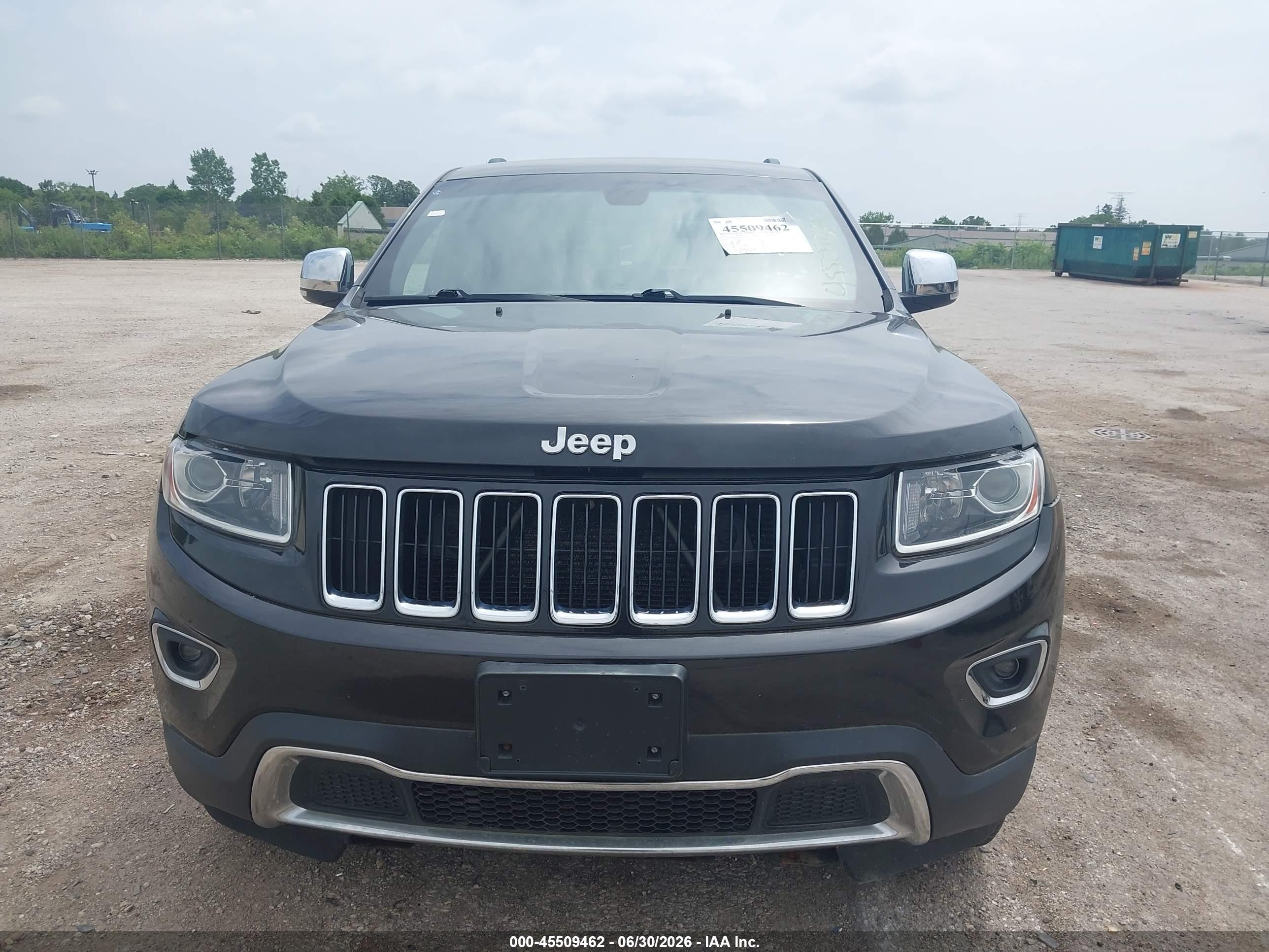 2014 Jeep Grand Cherokee Limited Black vin: 1C4RJFBG3EC186074