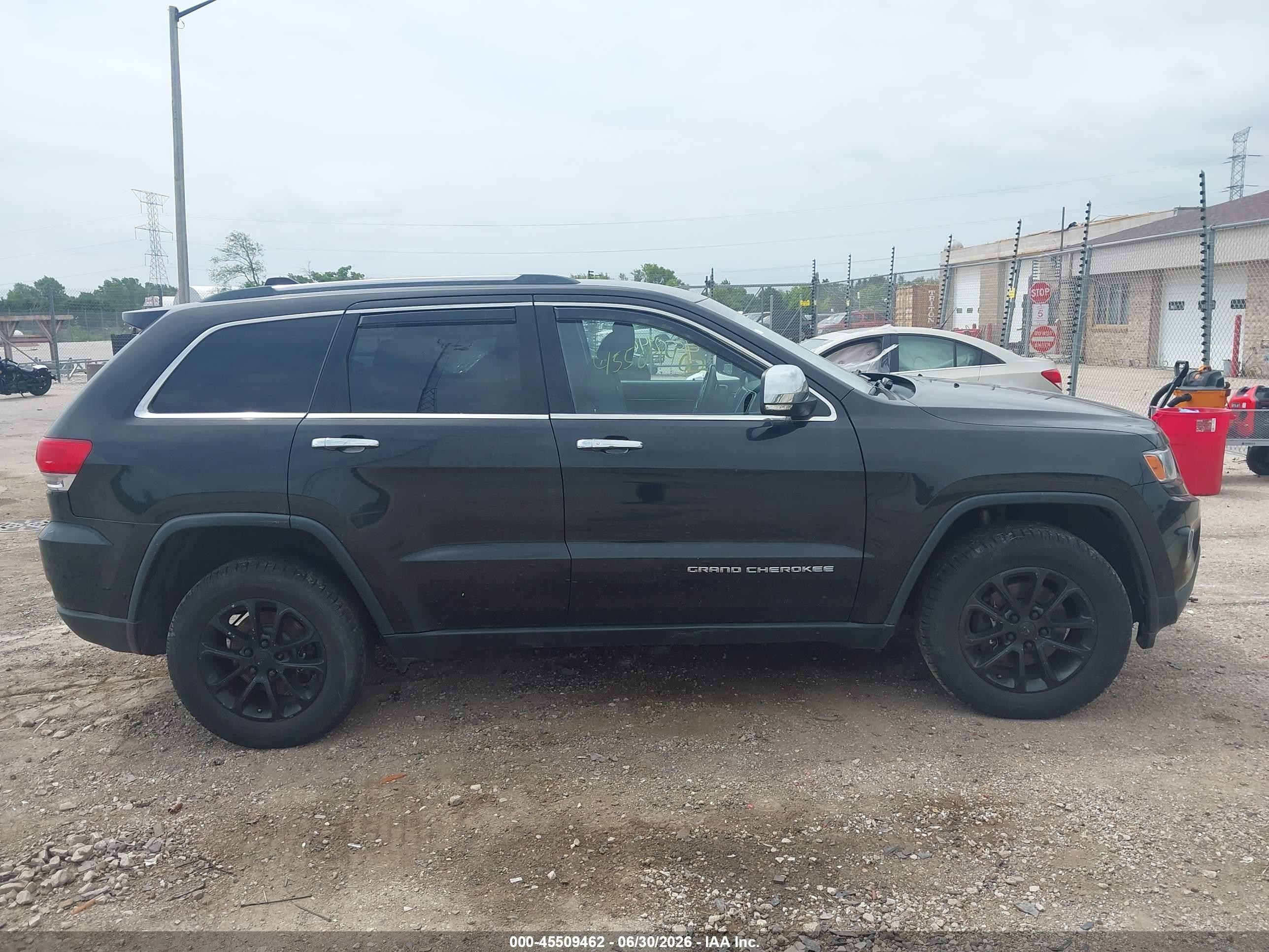 2014 Jeep Grand Cherokee Limited Black vin: 1C4RJFBG3EC186074