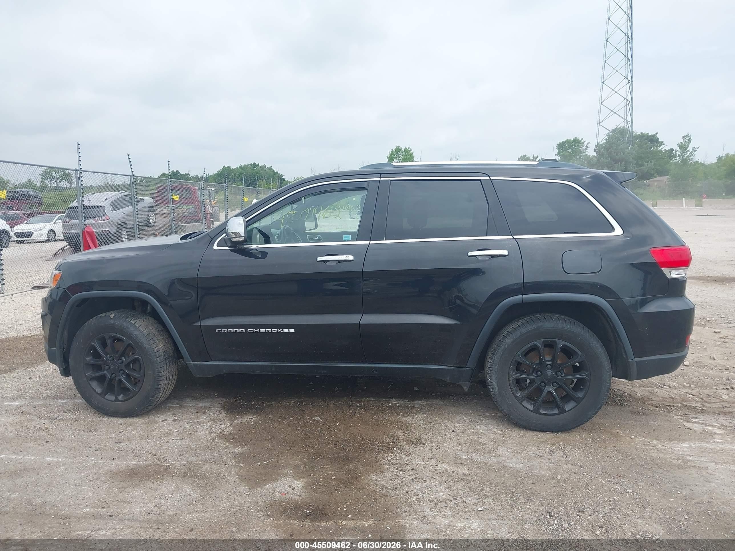 2014 Jeep Grand Cherokee Limited Black vin: 1C4RJFBG3EC186074