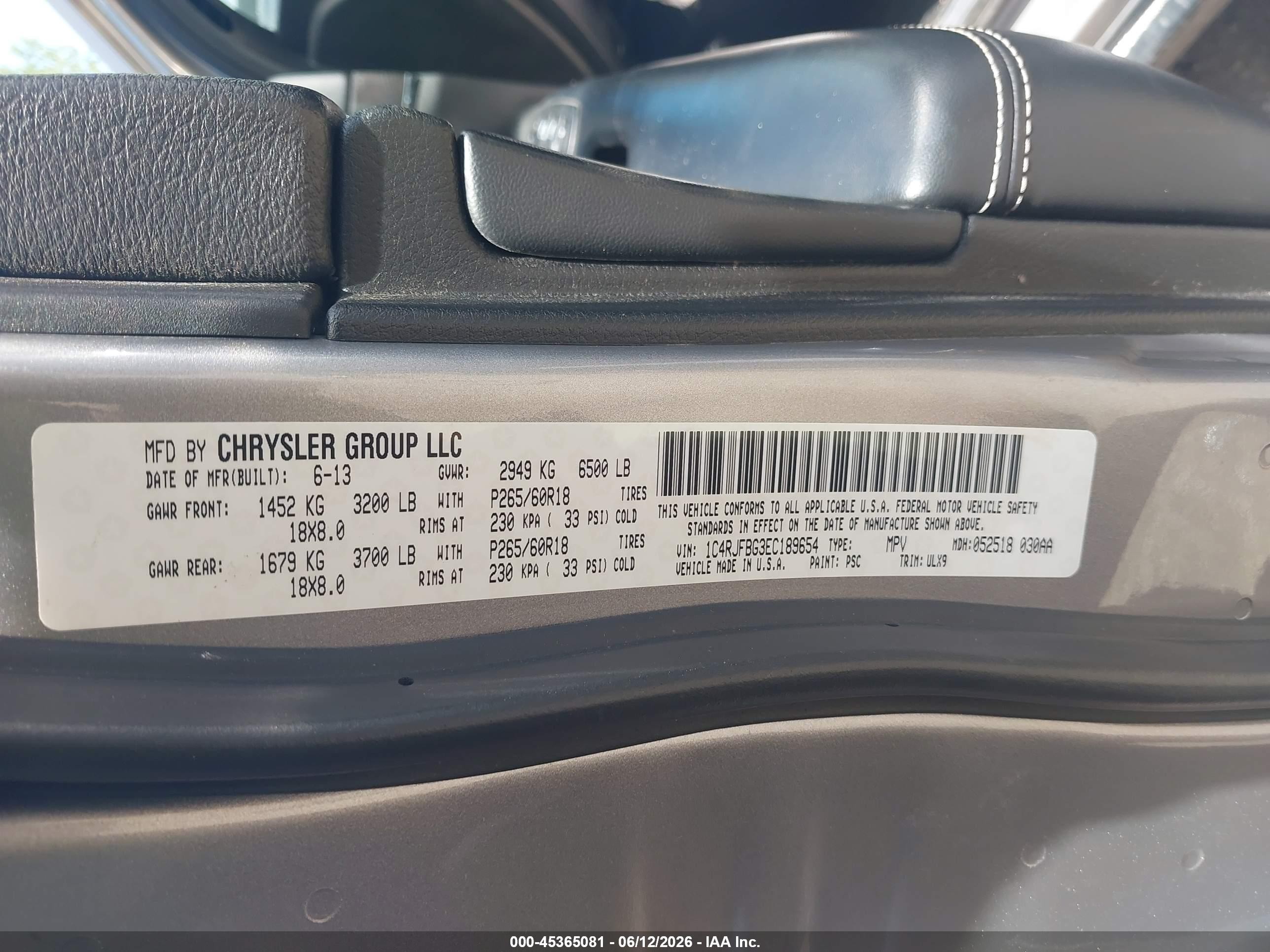 2014 Jeep Grand Cherokee Limited Silver vin: 1C4RJFBG3EC189654