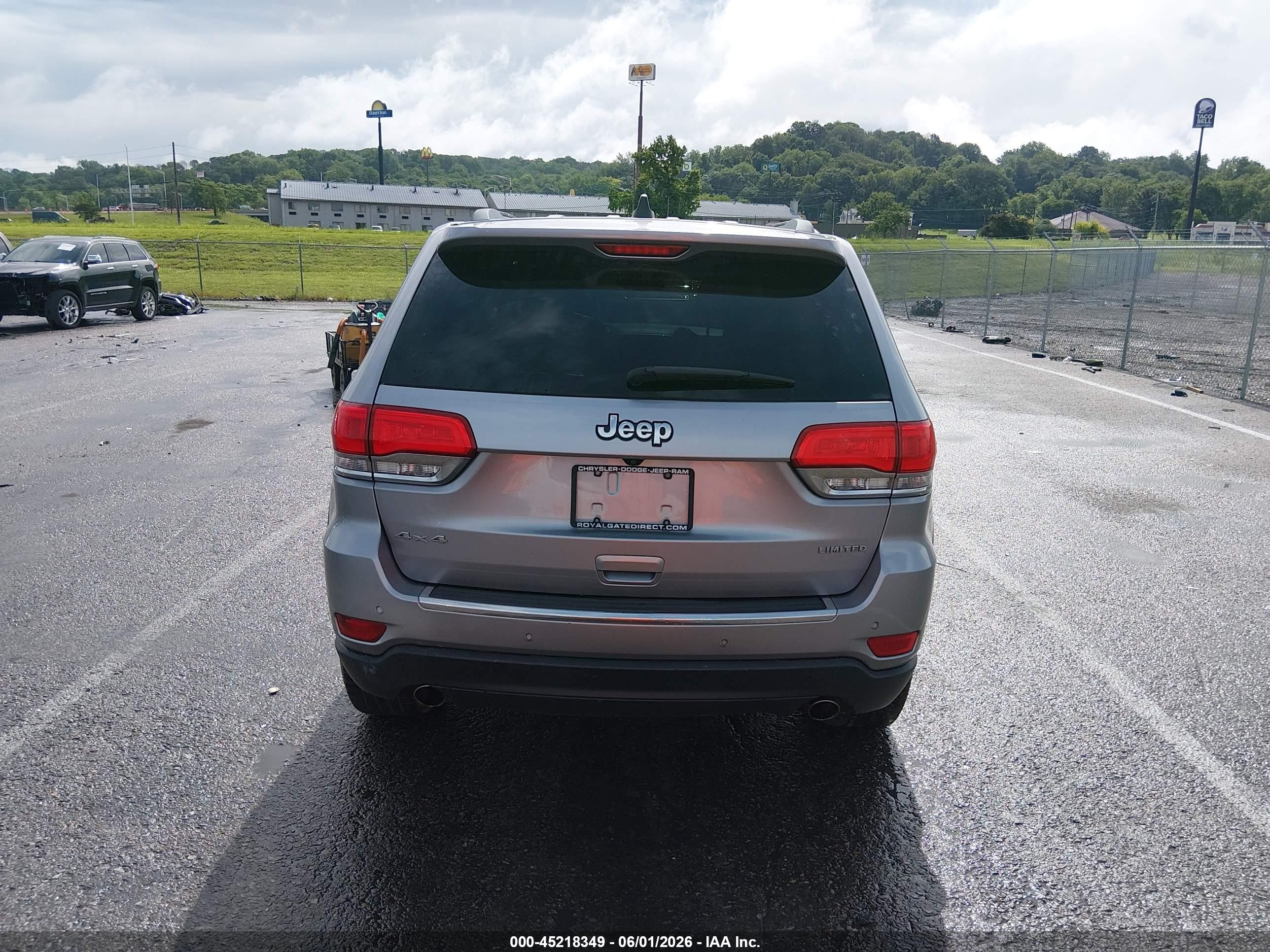 2014 Jeep Grand Cherokee Limited Серебряный vin: 1C4RJFBG3EC210101
