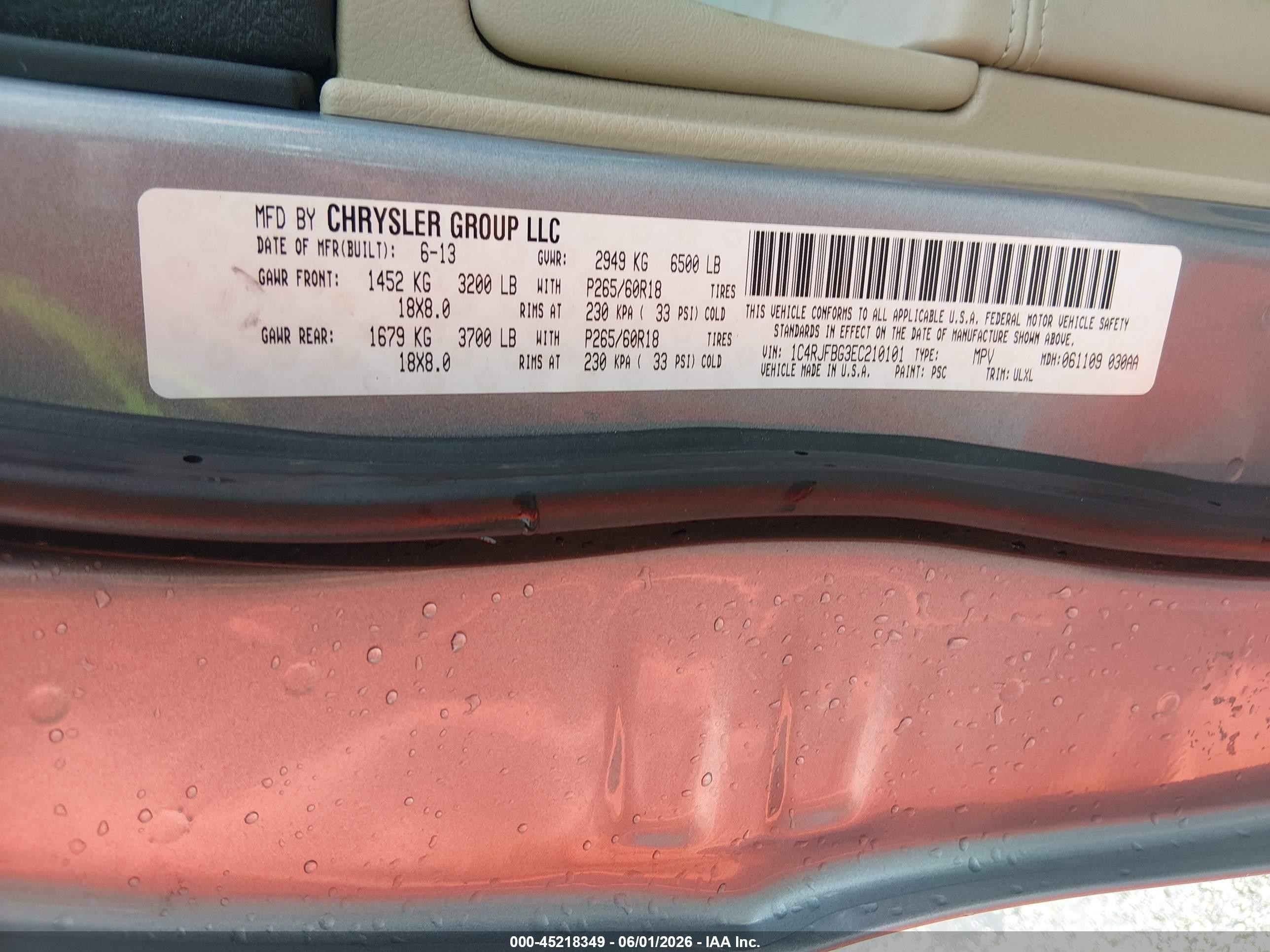 2014 Jeep Grand Cherokee Limited Серебряный vin: 1C4RJFBG3EC210101