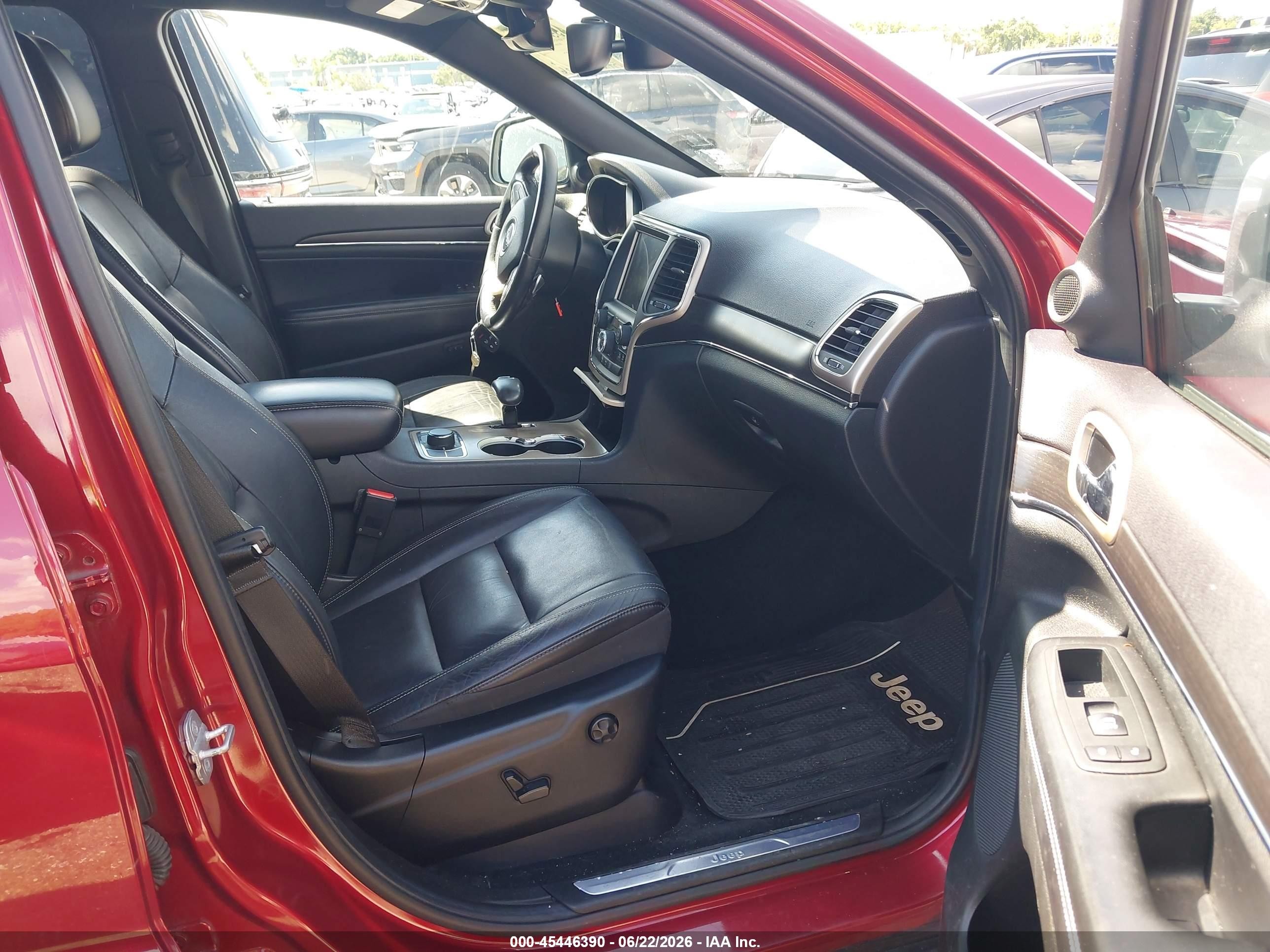 2014 Jeep Grand Cherokee Limited Red vin: 1C4RJFBG3EC215170