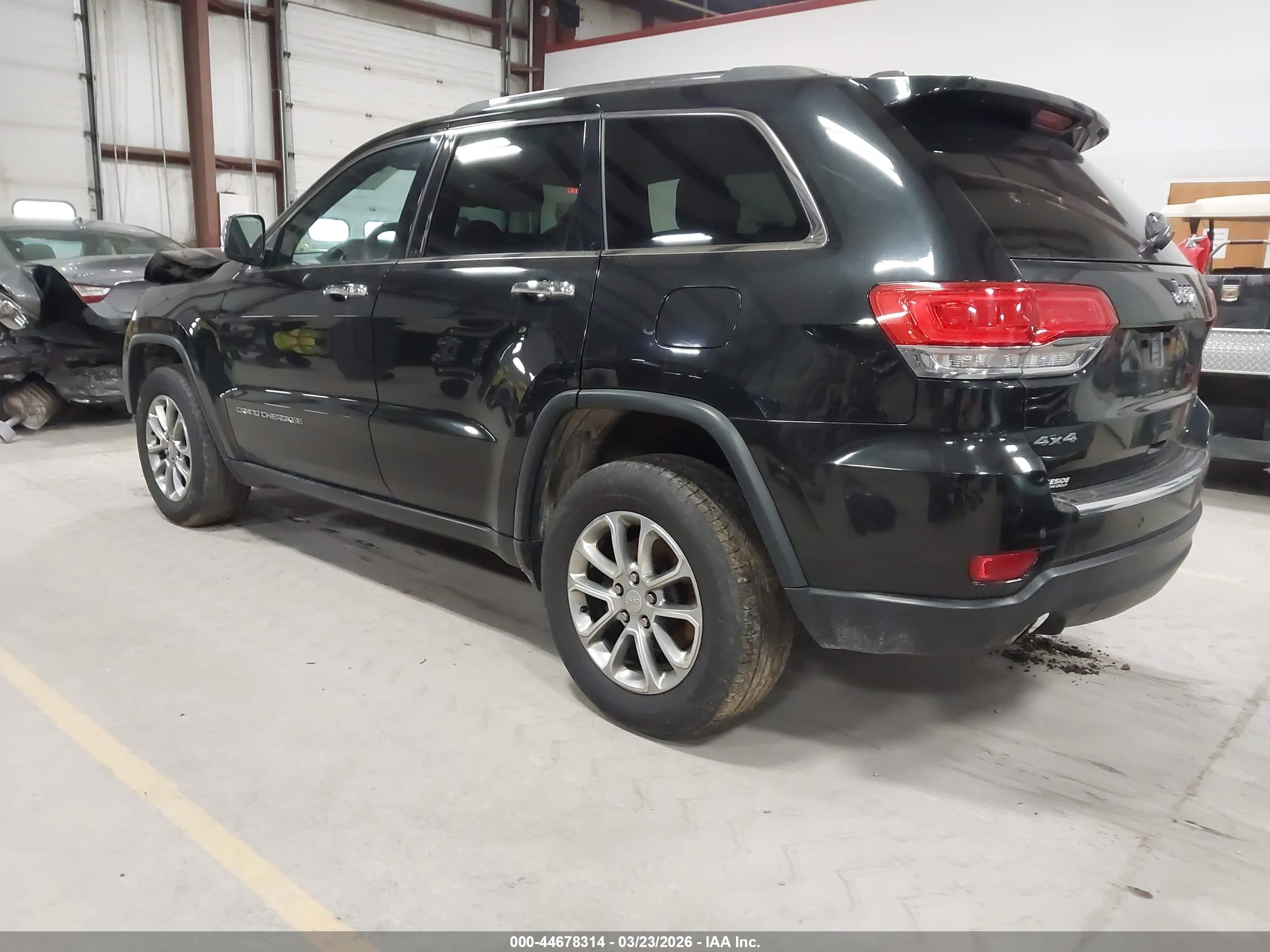 2014 Jeep Grand Cherokee Limited Black vin: 1C4RJFBG3EC219168