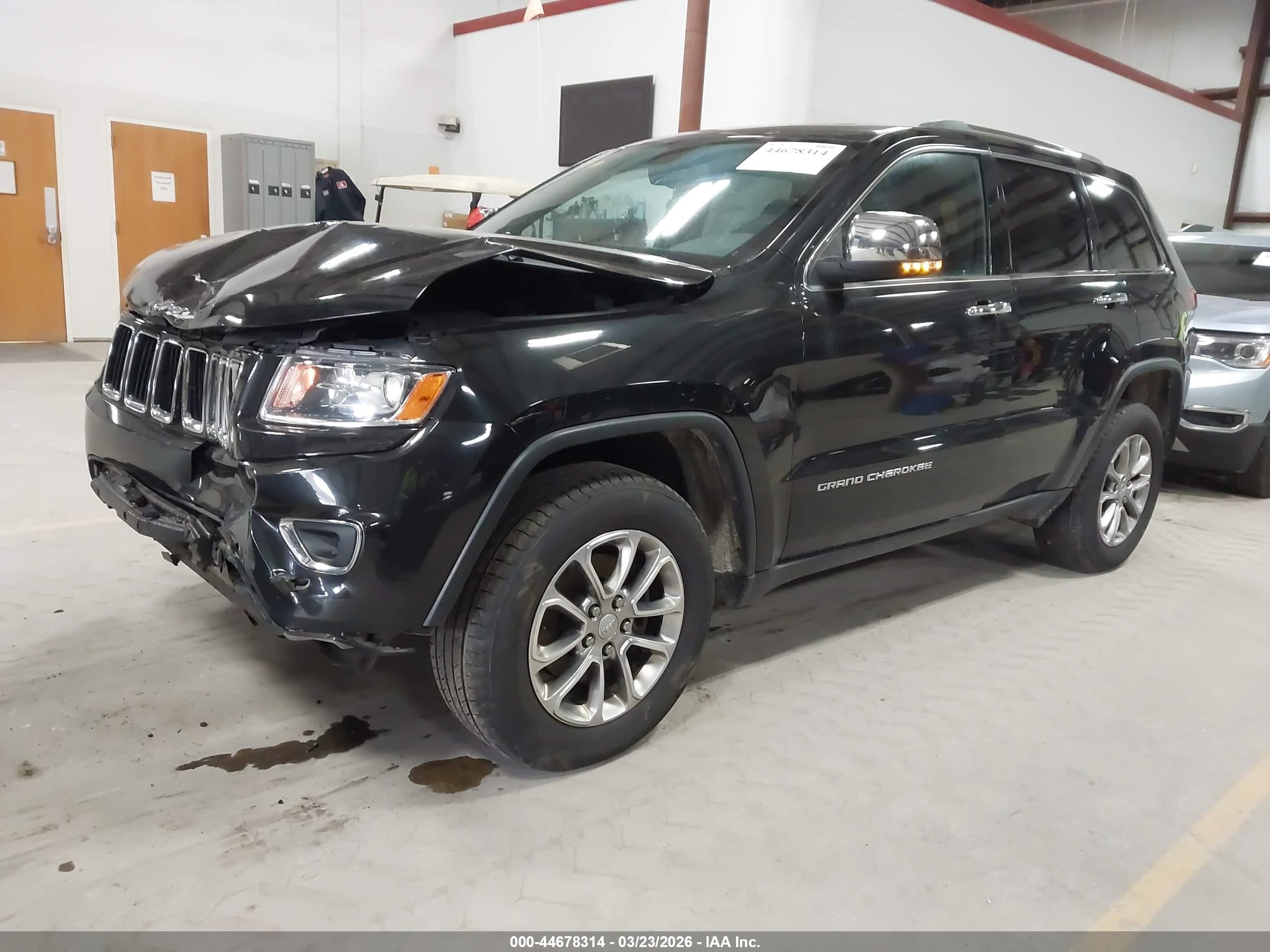 2014 Jeep Grand Cherokee Limited Black vin: 1C4RJFBG3EC219168