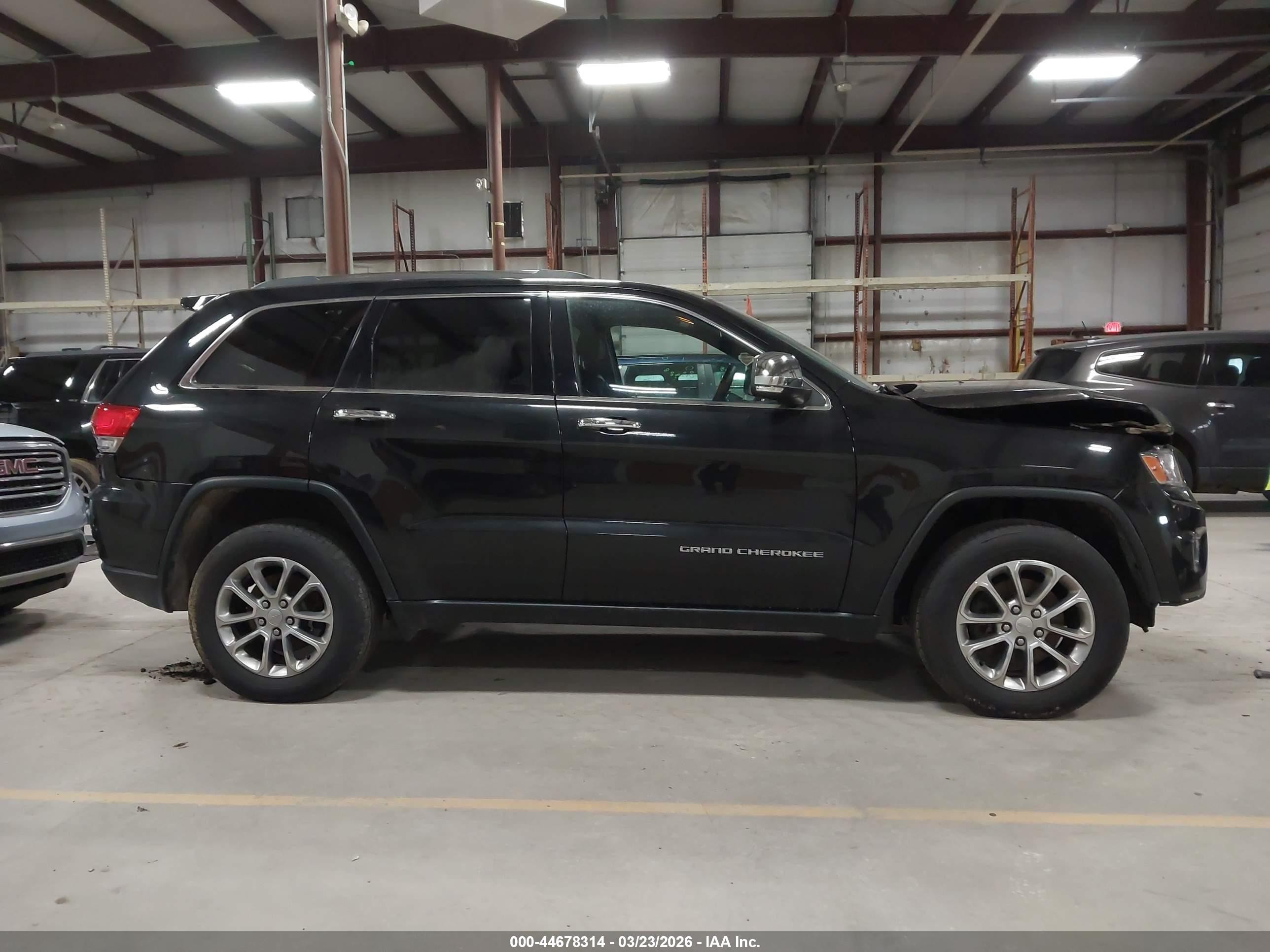 2014 Jeep Grand Cherokee Limited Black vin: 1C4RJFBG3EC219168