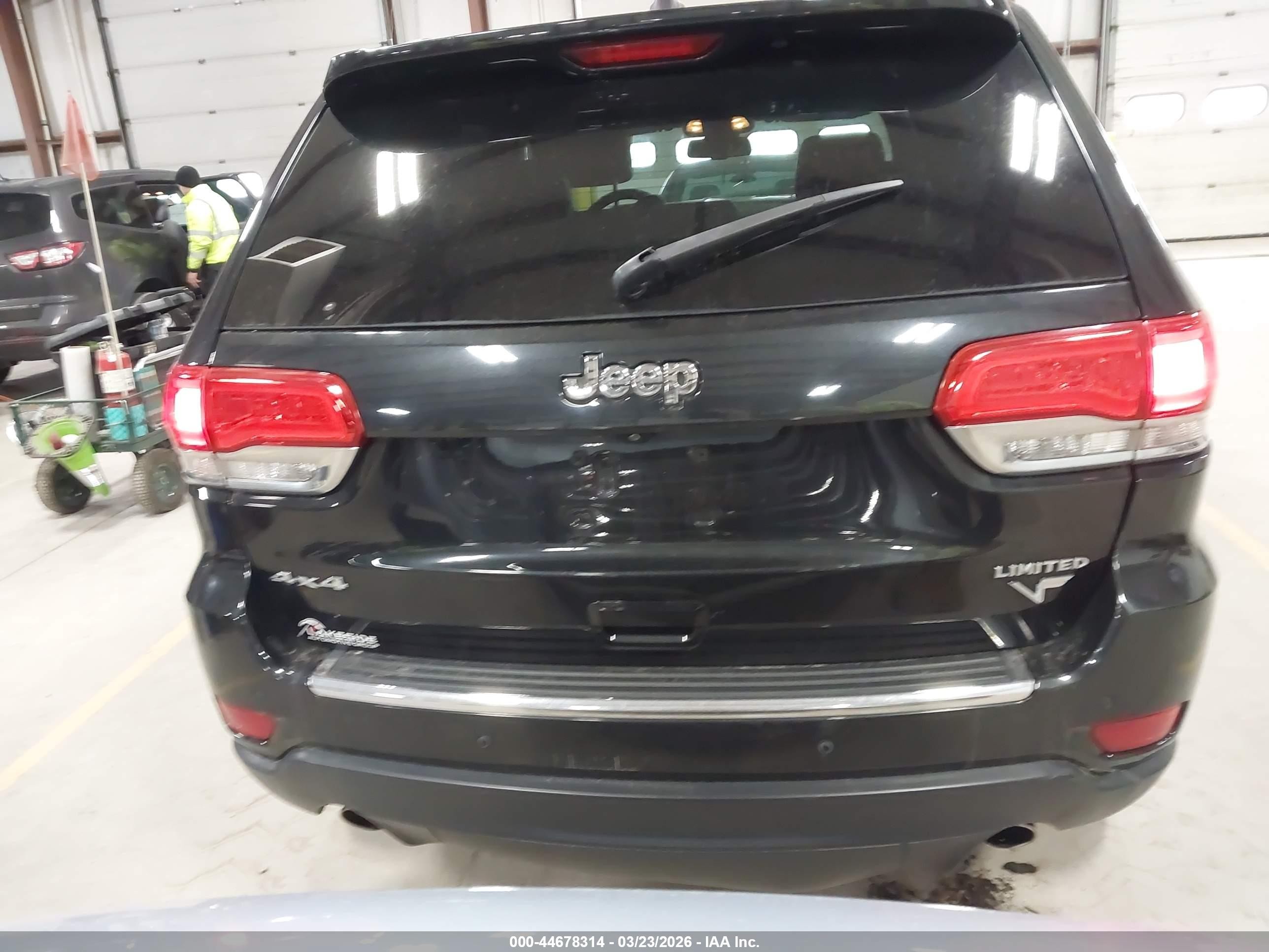 2014 Jeep Grand Cherokee Limited Black vin: 1C4RJFBG3EC219168