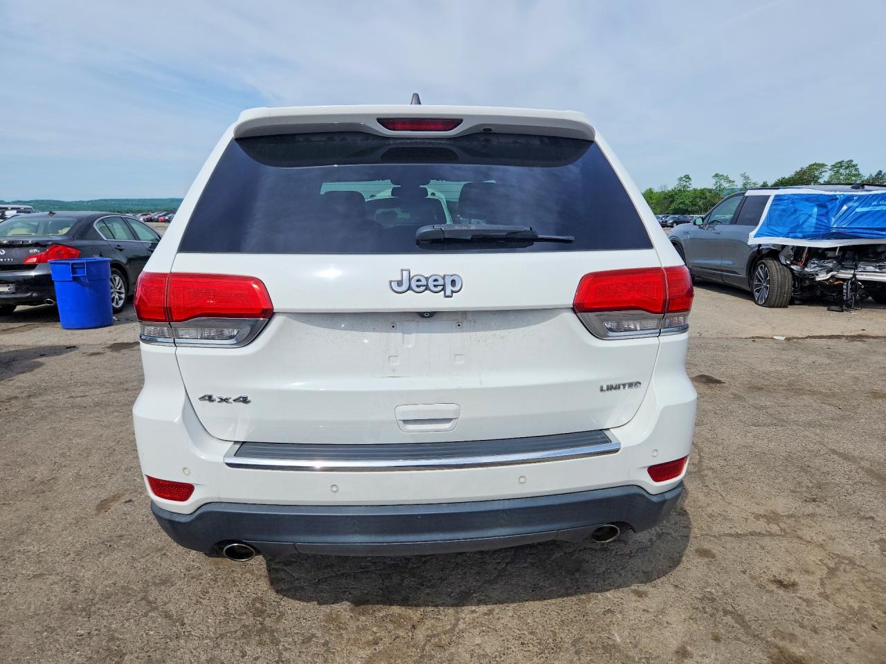 2014 Jeep Grand Cherokee Limited Белый vin: 1C4RJFBG3EC220255