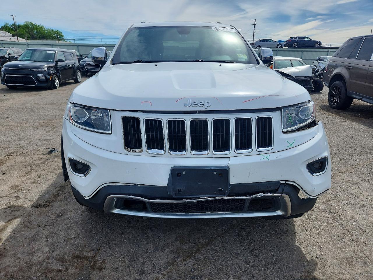 2014 Jeep Grand Cherokee Limited Белый vin: 1C4RJFBG3EC220255