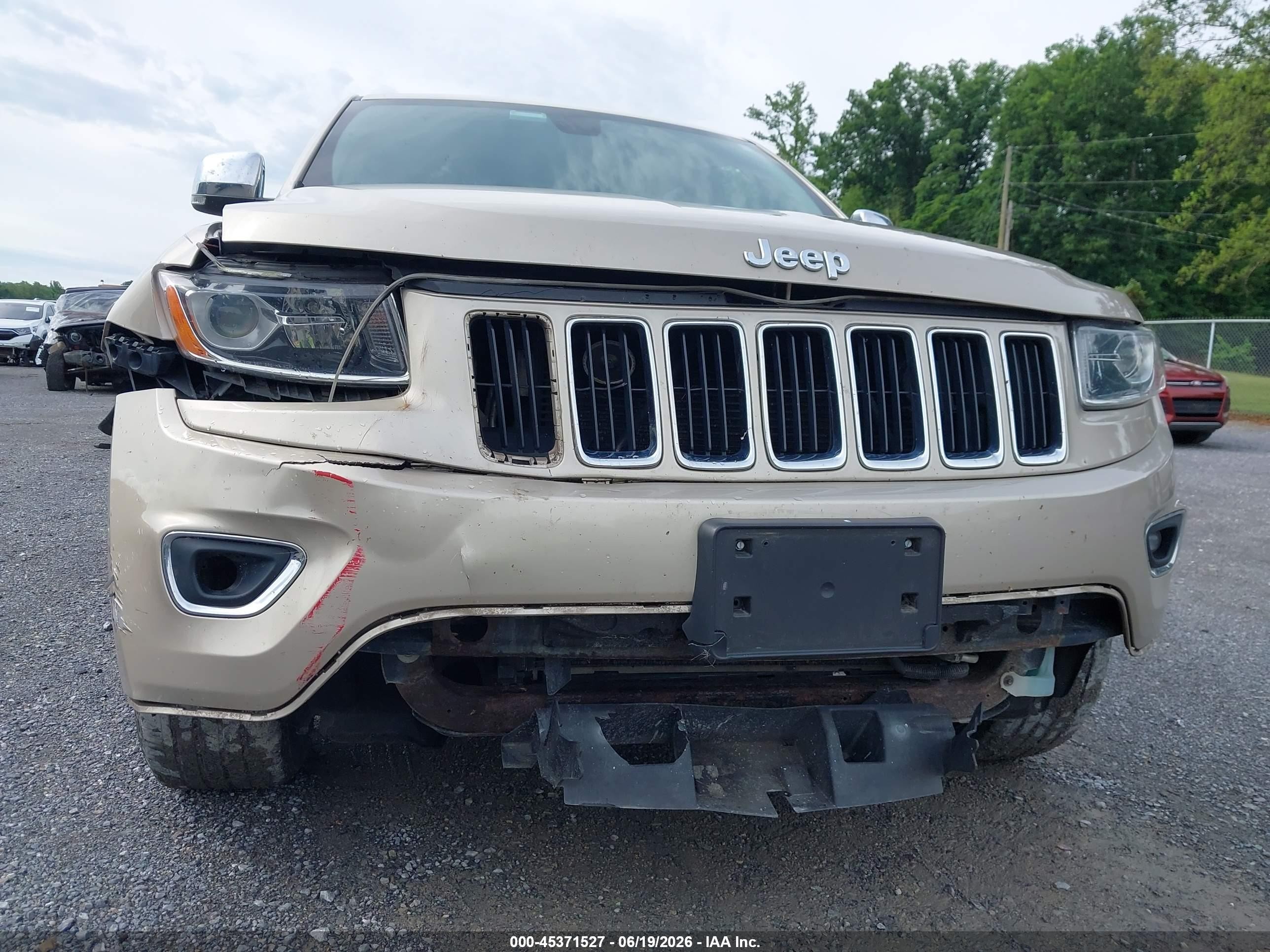 2014 Jeep Grand Cherokee Limited Gold vin: 1C4RJFBG3EC227027