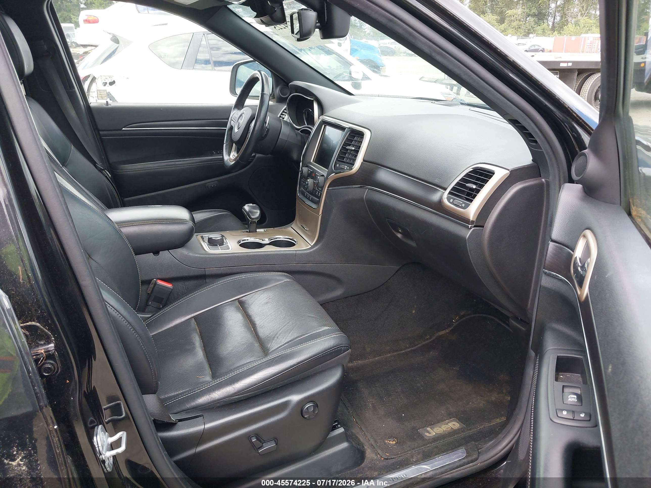 2014 Jeep Grand Cherokee Limited Black vin: 1C4RJFBG3EC231885