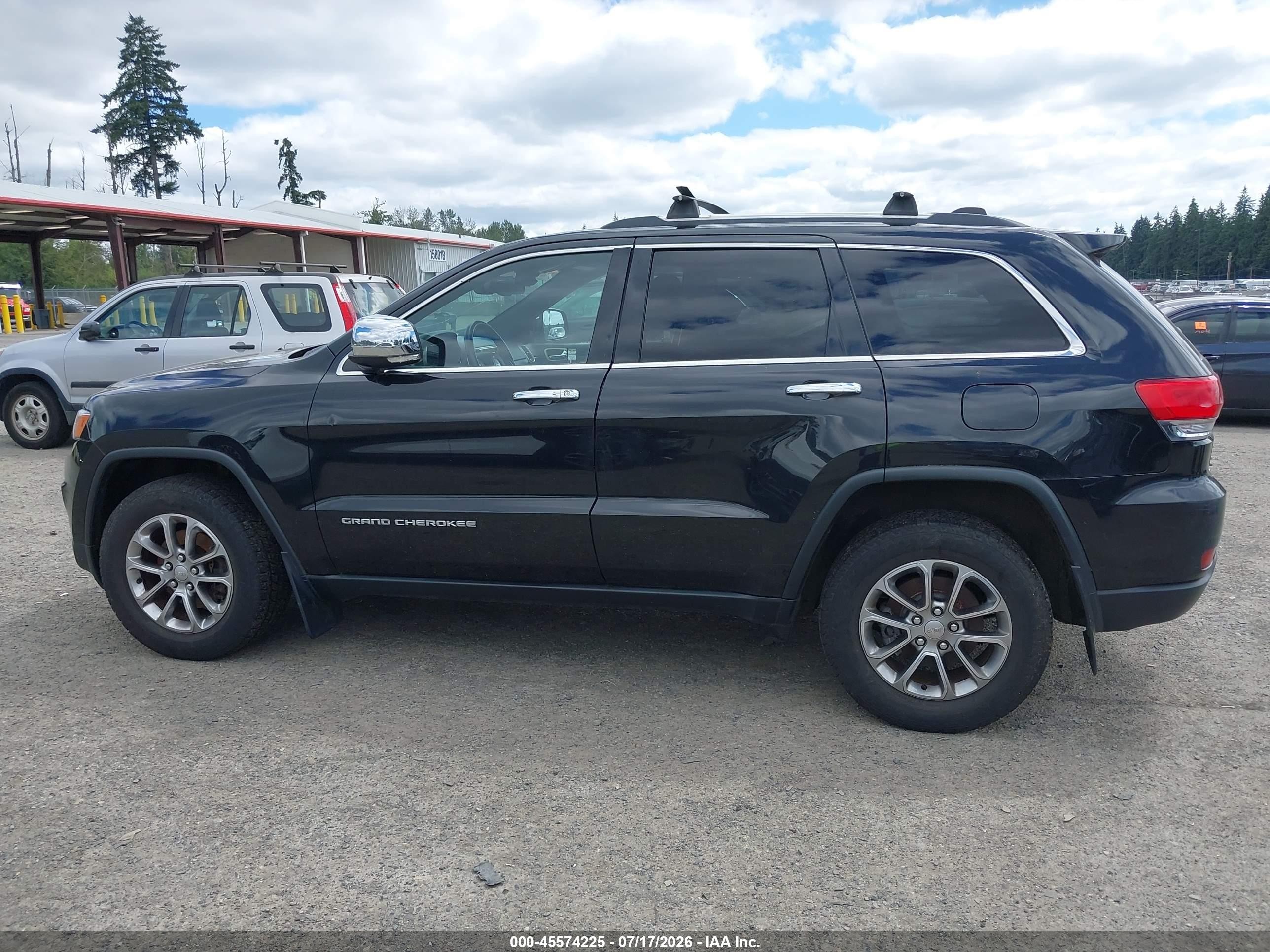2014 Jeep Grand Cherokee Limited Black vin: 1C4RJFBG3EC231885