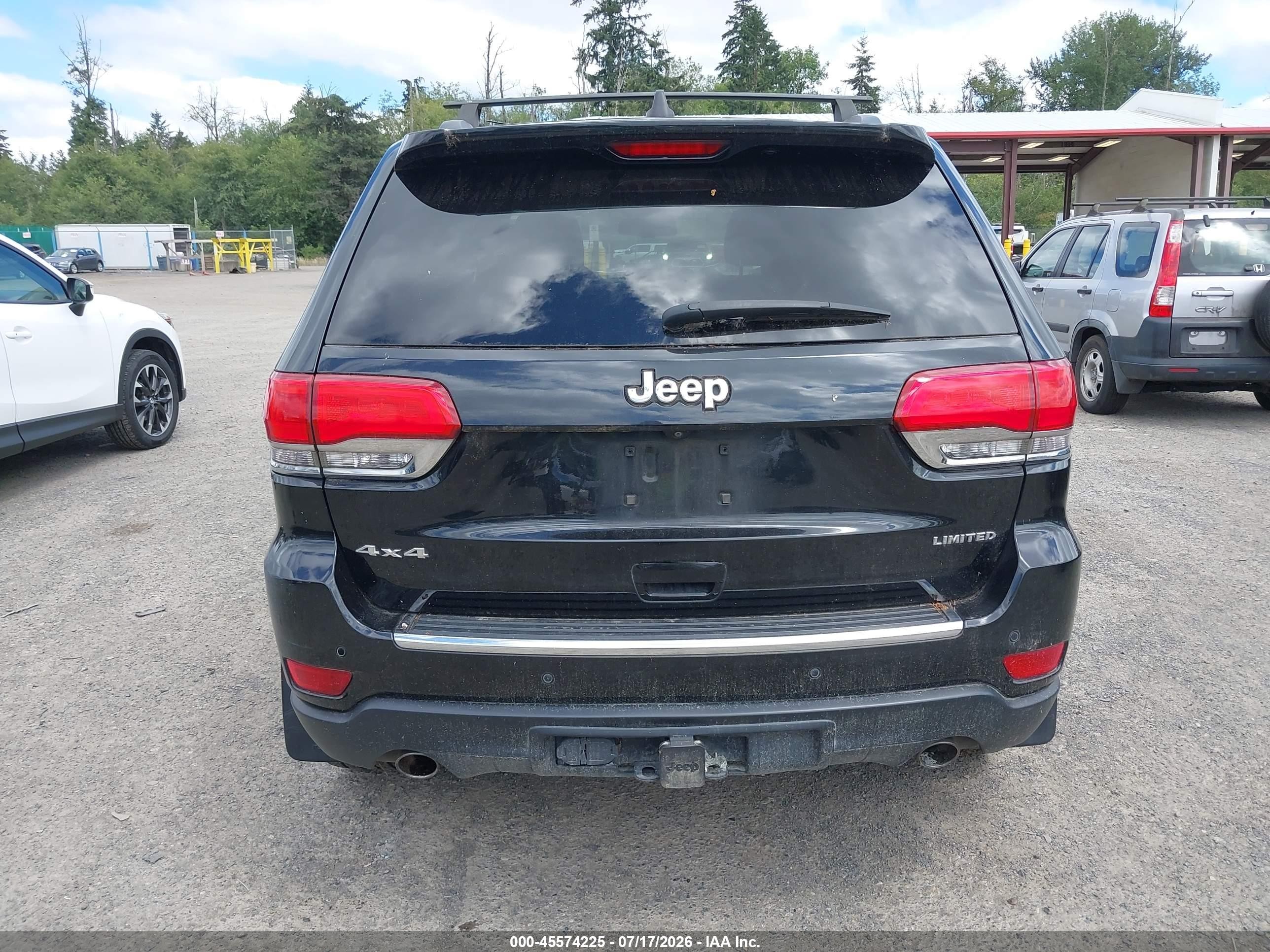 2014 Jeep Grand Cherokee Limited Black vin: 1C4RJFBG3EC231885