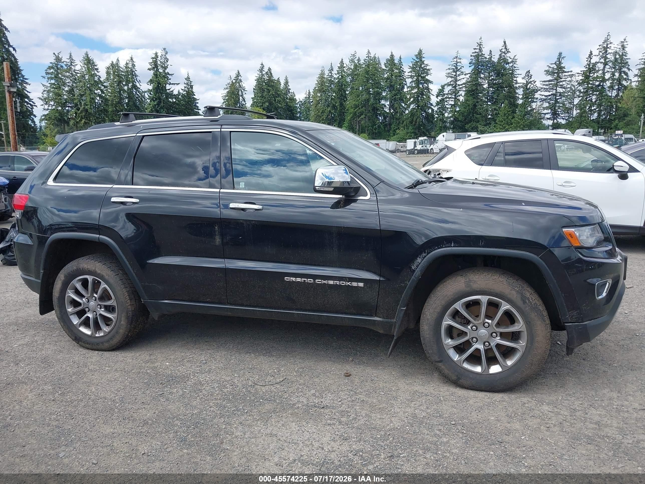 2014 Jeep Grand Cherokee Limited Black vin: 1C4RJFBG3EC231885