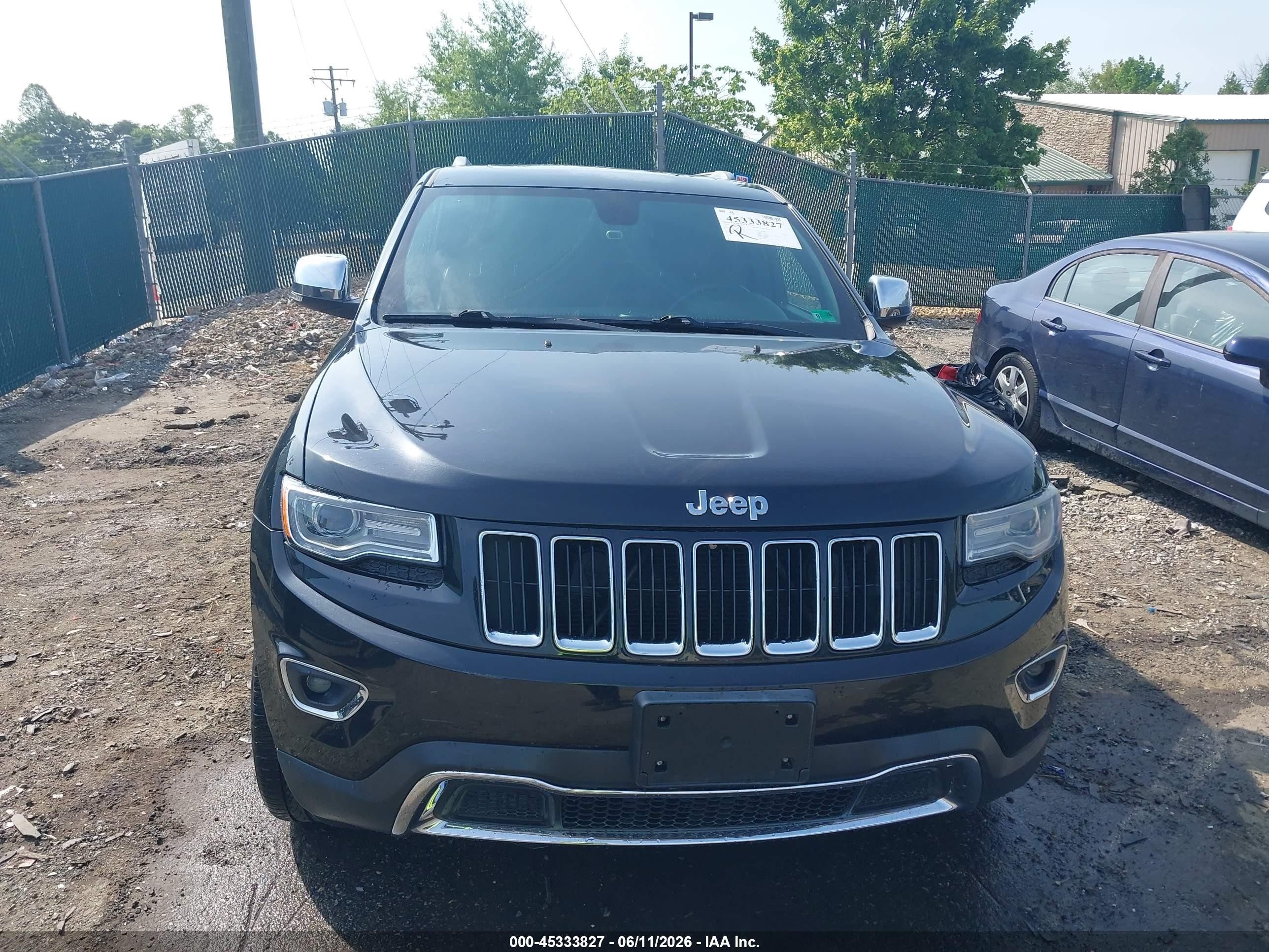 2014 Jeep Grand Cherokee Limited Gray vin: 1C4RJFBG3EC232227