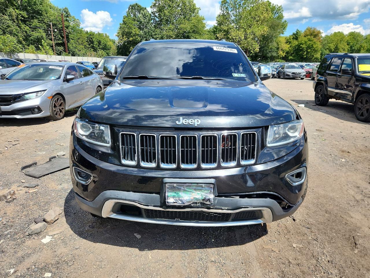 2014 Jeep Grand Cherokee Limited Black vin: 1C4RJFBG3EC238125