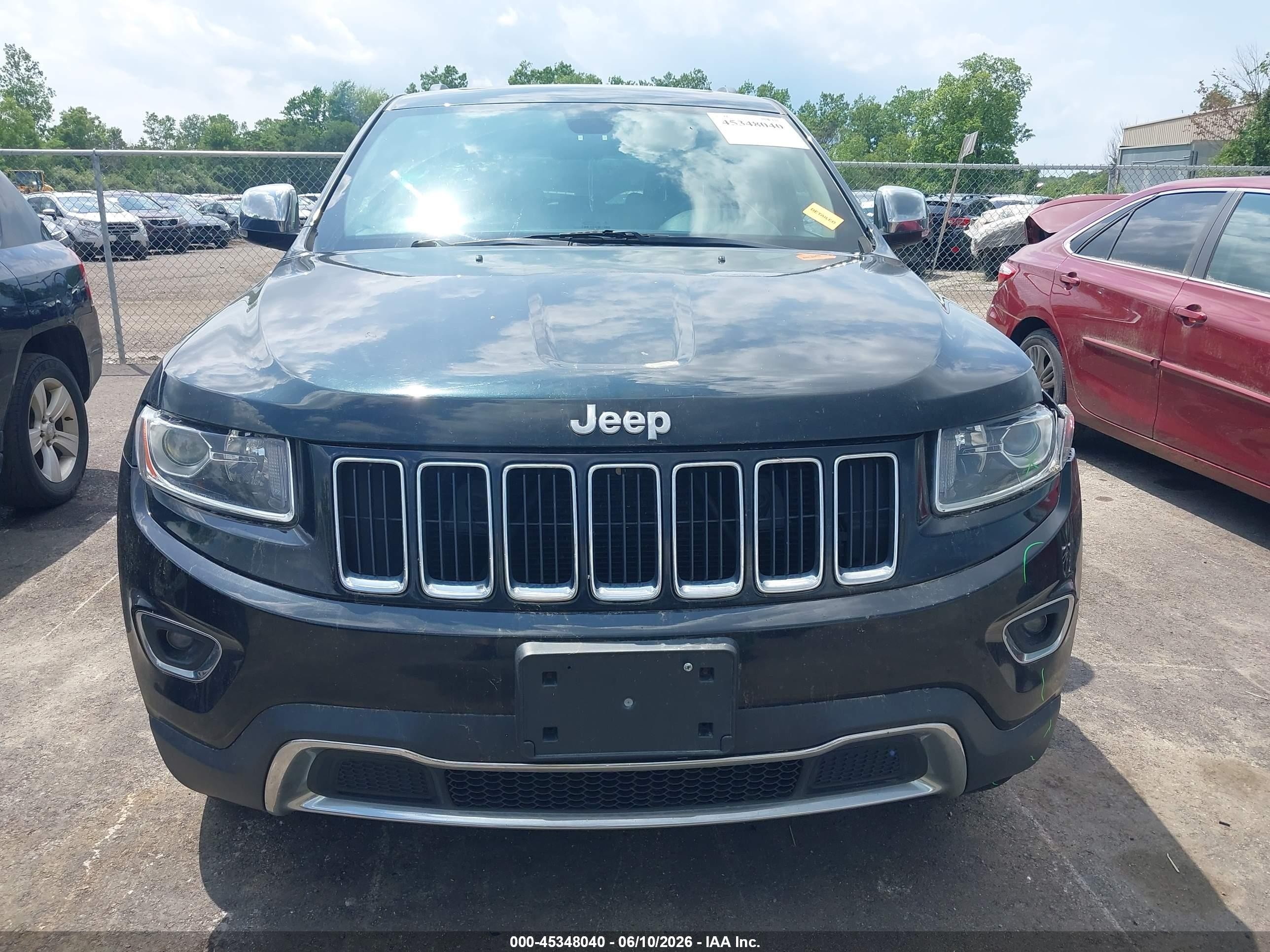 2014 Jeep Grand Cherokee Limited Black vin: 1C4RJFBG3EC254583