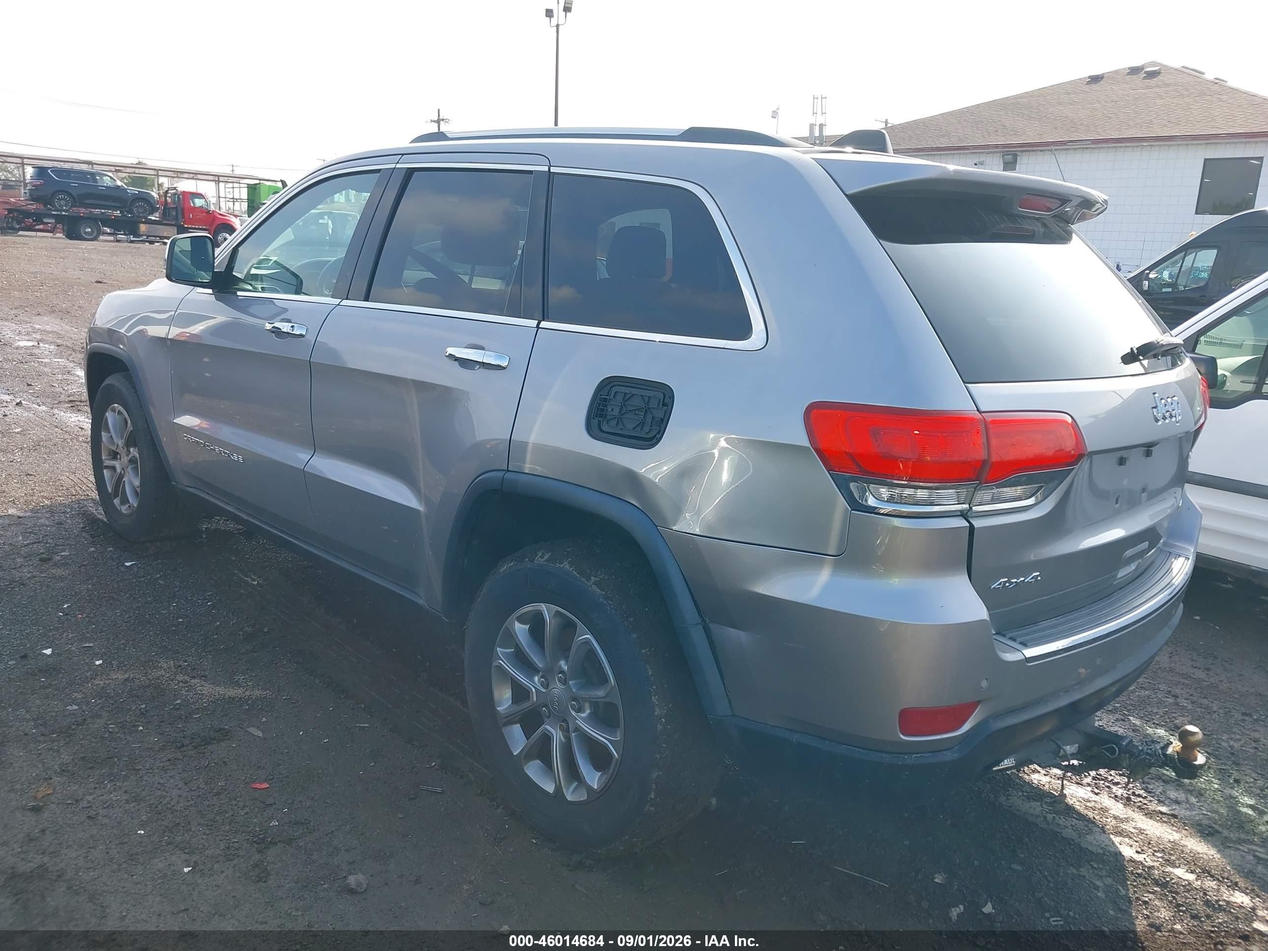 2014 Jeep Grand Cherokee Limited Silver vin: 1C4RJFBG3EC274977
