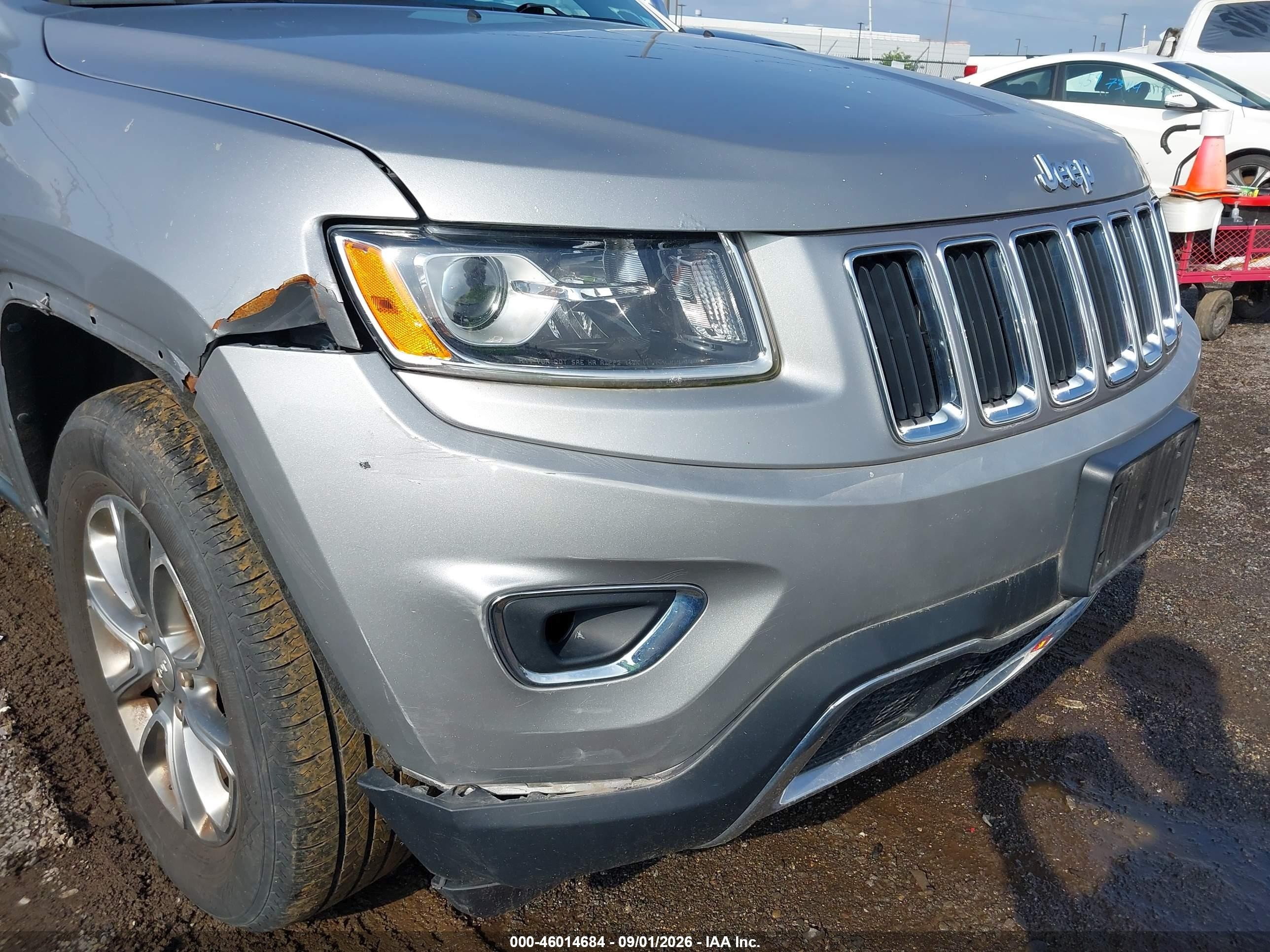 2014 Jeep Grand Cherokee Limited Silver vin: 1C4RJFBG3EC274977