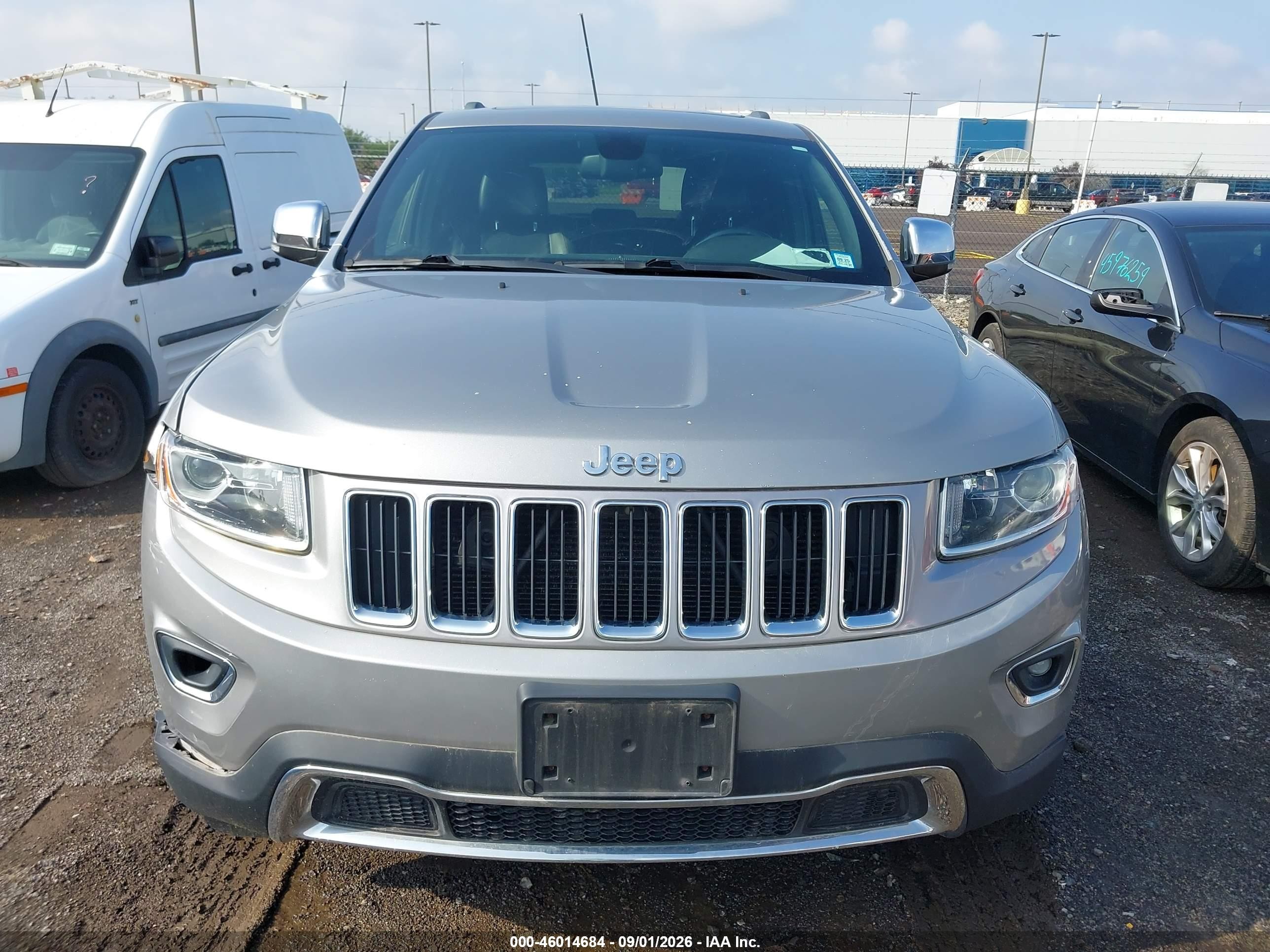 2014 Jeep Grand Cherokee Limited Silver vin: 1C4RJFBG3EC274977