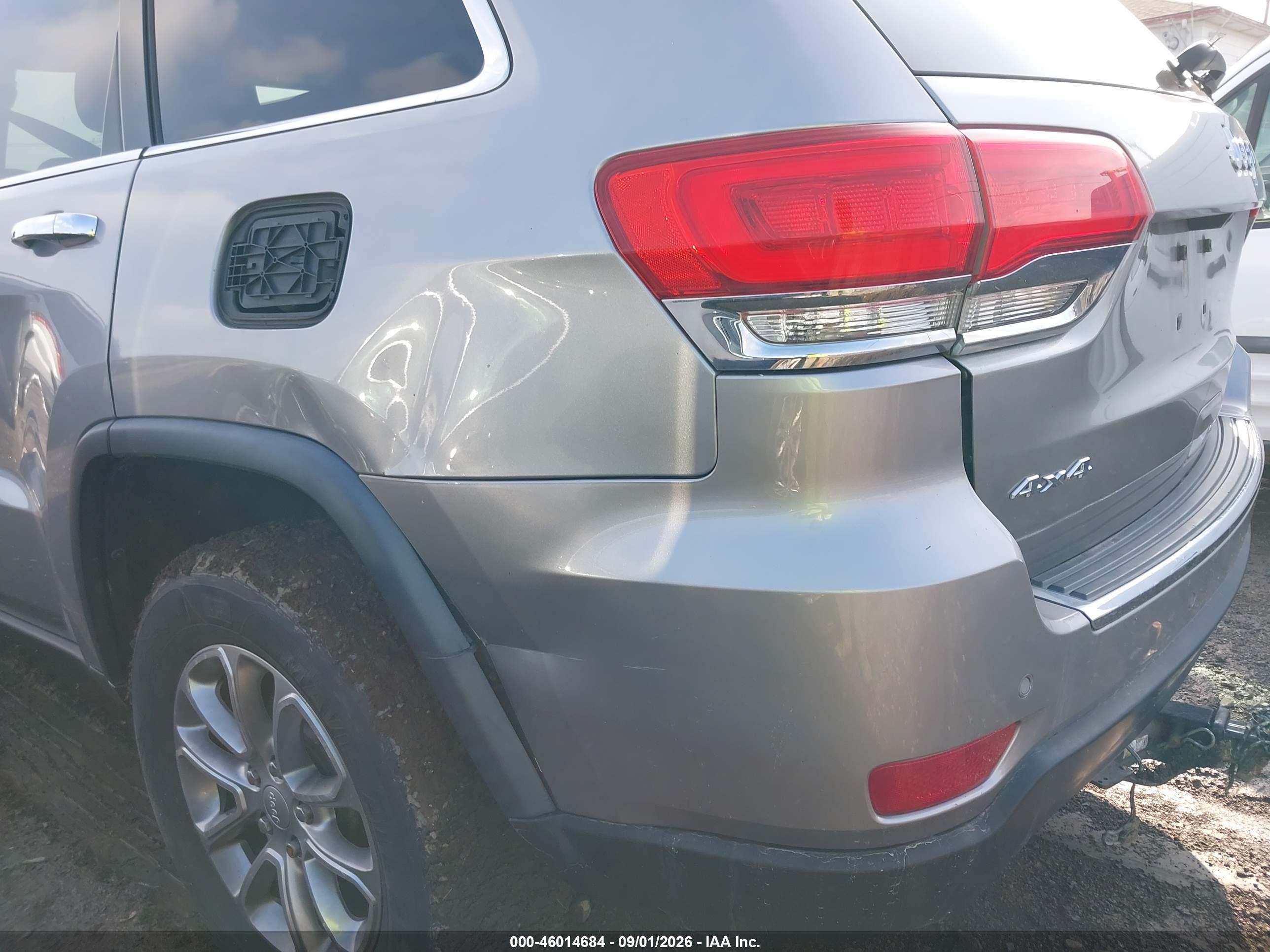 2014 Jeep Grand Cherokee Limited Silver vin: 1C4RJFBG3EC274977