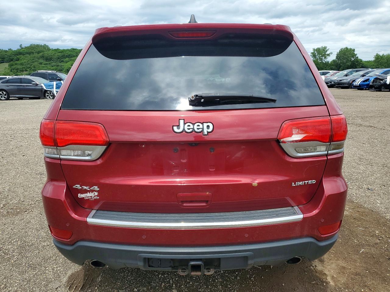 2014 Jeep Grand Cherokee Limited Red vin: 1C4RJFBG3EC319710