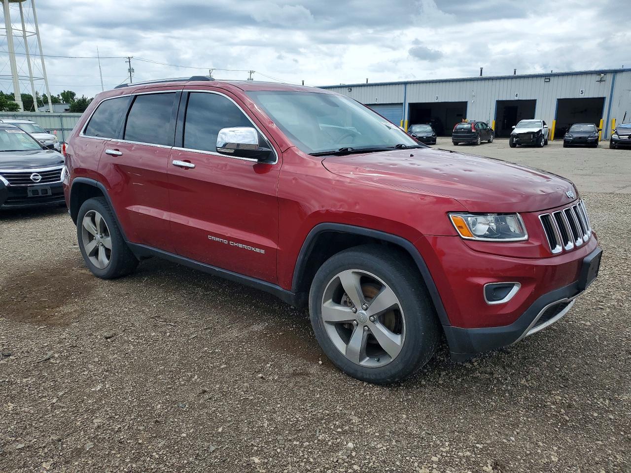 2014 Jeep Grand Cherokee Limited Red vin: 1C4RJFBG3EC319710