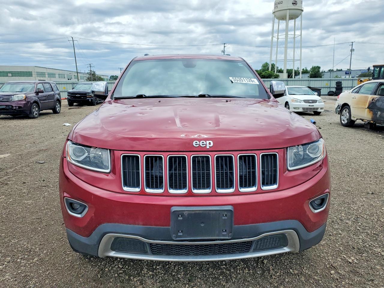 2014 Jeep Grand Cherokee Limited Red vin: 1C4RJFBG3EC319710