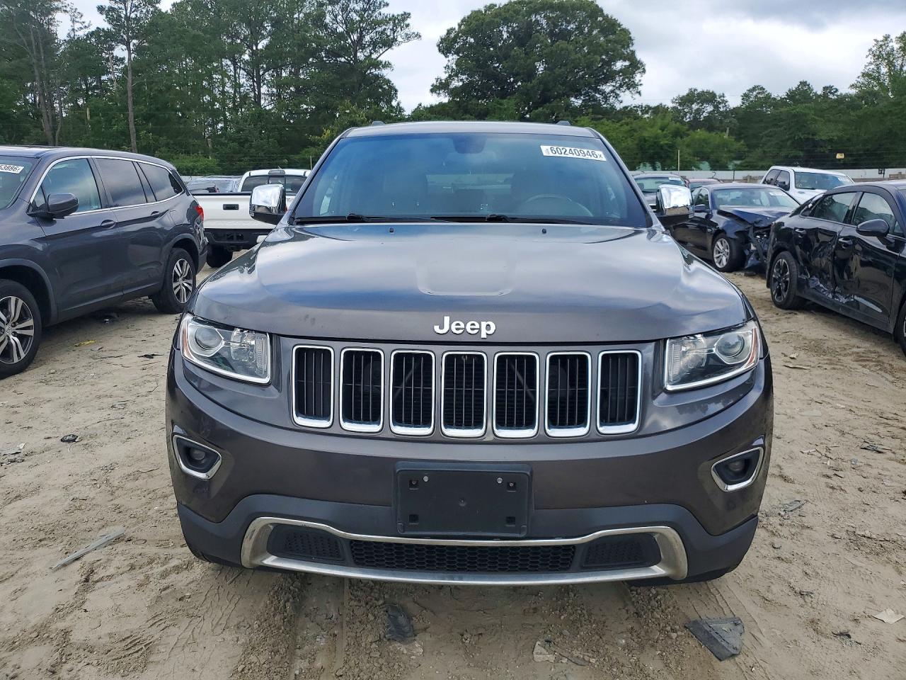 2014 Jeep Grand Cherokee Limited Gray vin: 1C4RJFBG3EC325314