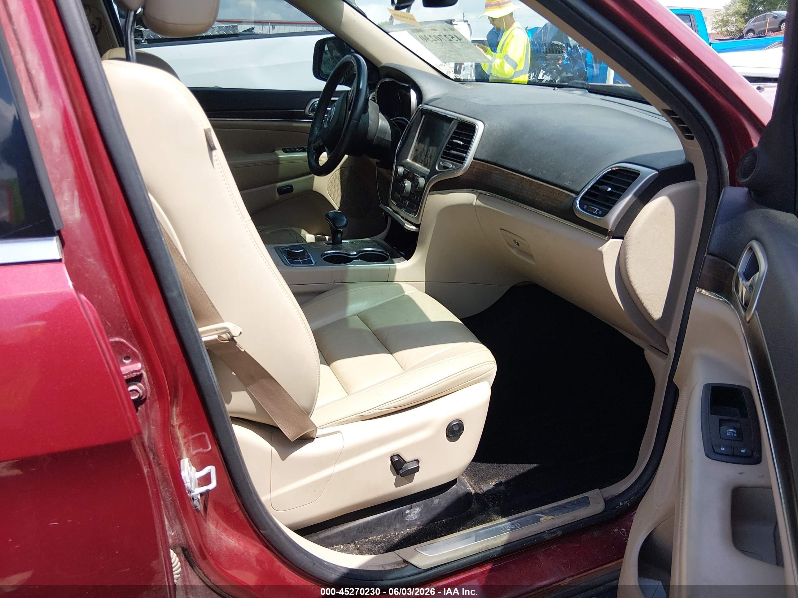 2014 Jeep Grand Cherokee Limited Red vin: 1C4RJFBG3EC326009